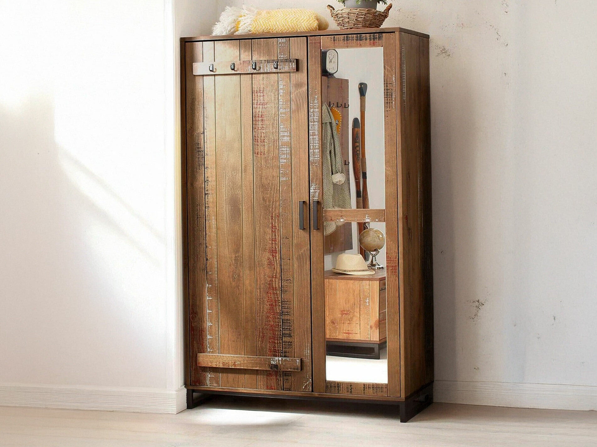 Roupeiro Denton 219 (Castanho + Preto)