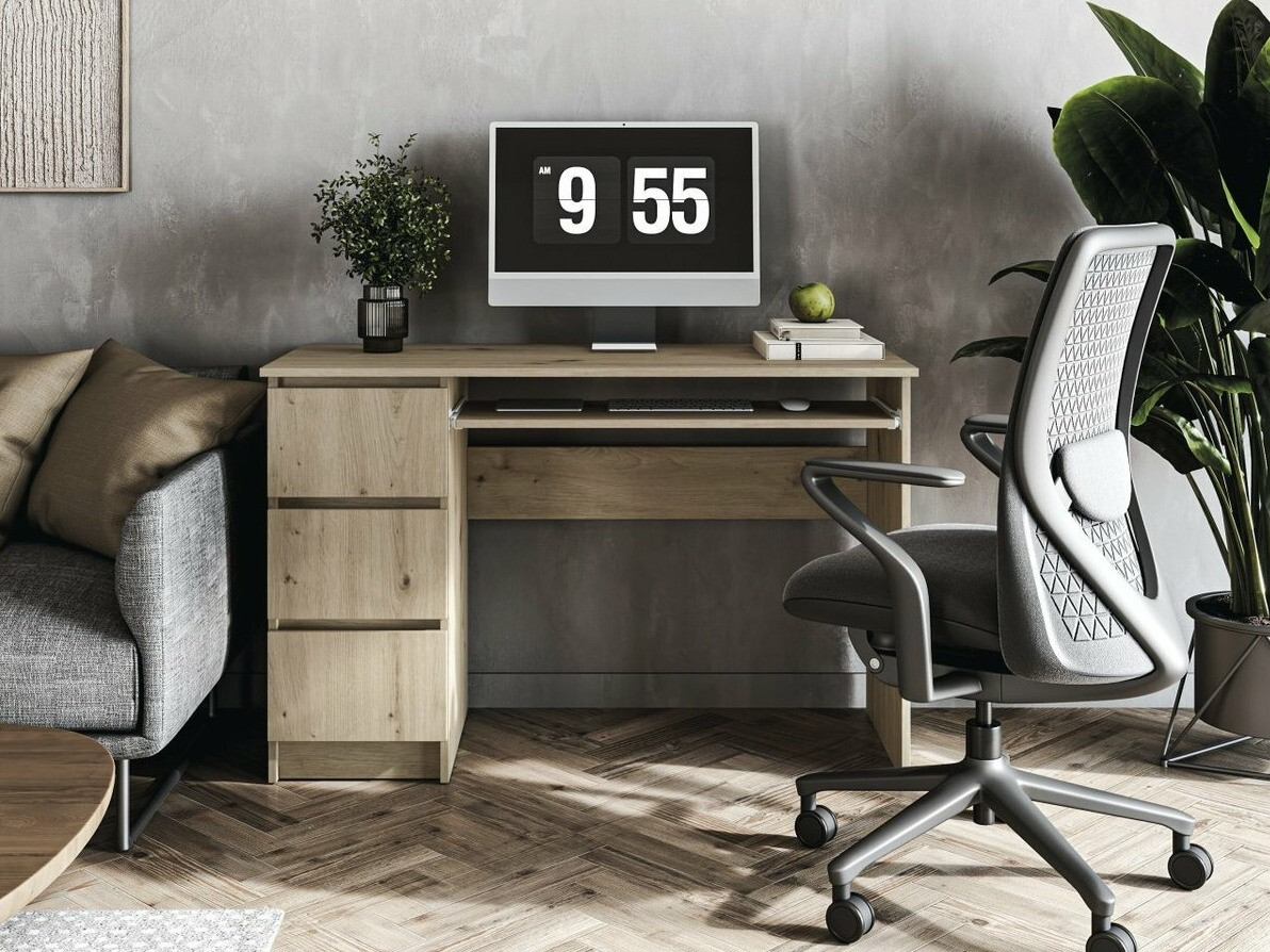 Mesa de escritório Houston 1949 (Carvalho Artisan)