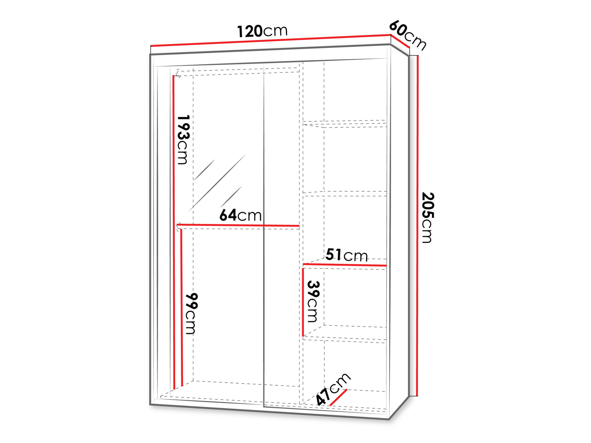 Roupeiro Hederus (Branco)