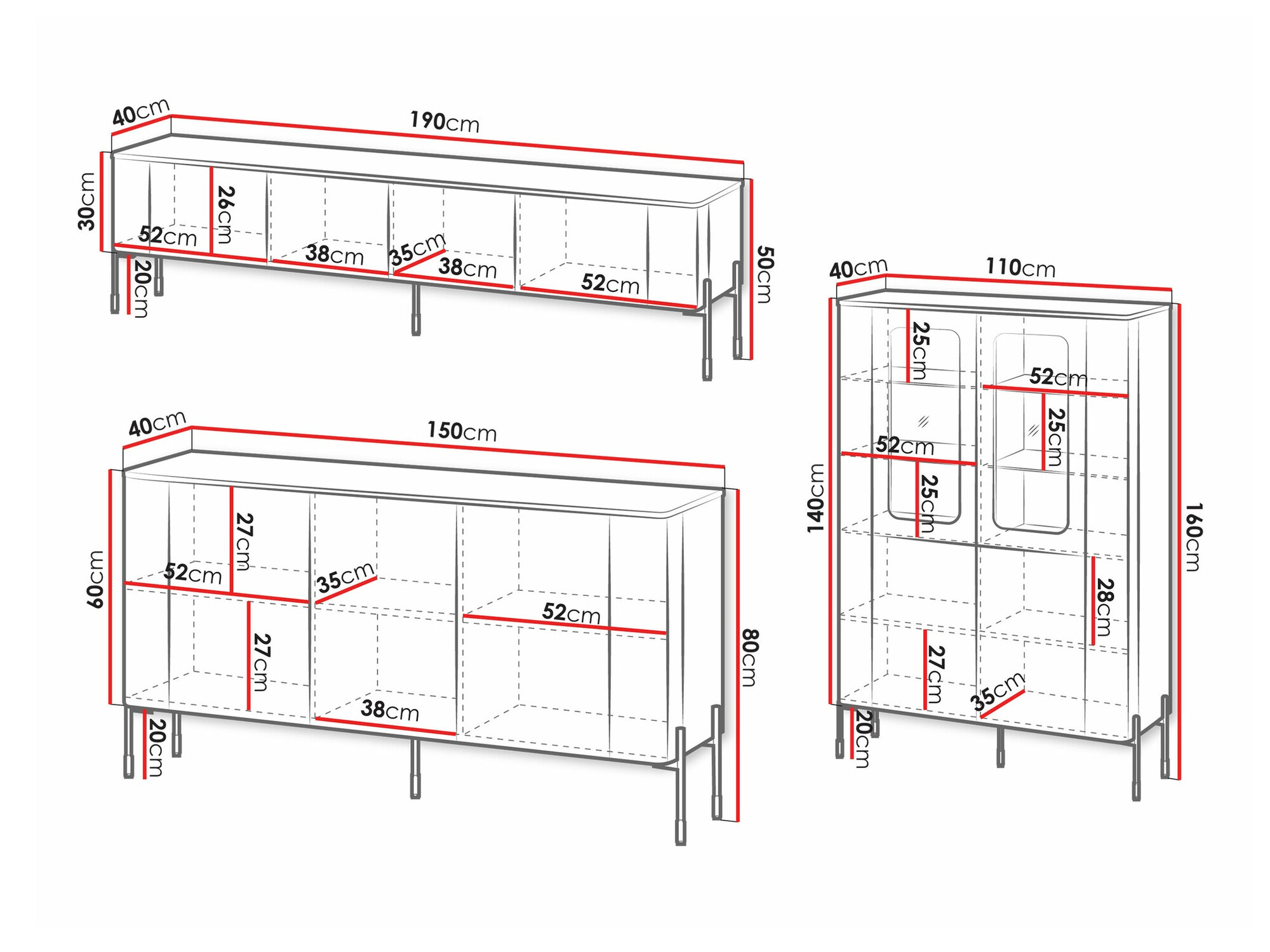 Conjunto para sala de estar Nobilitas (Caxemira)