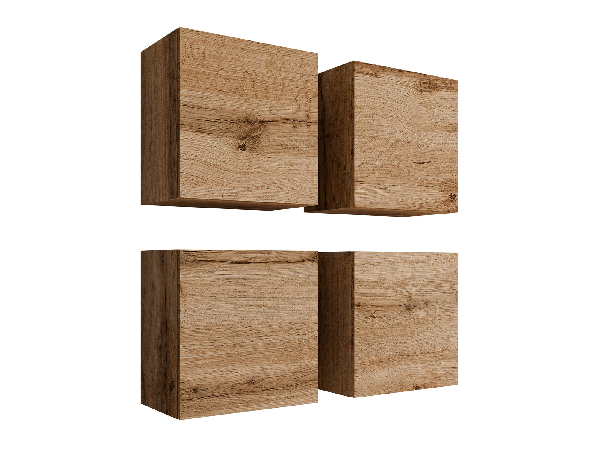 Conjunto de armários Venenou 143 (Carvalho wotan)