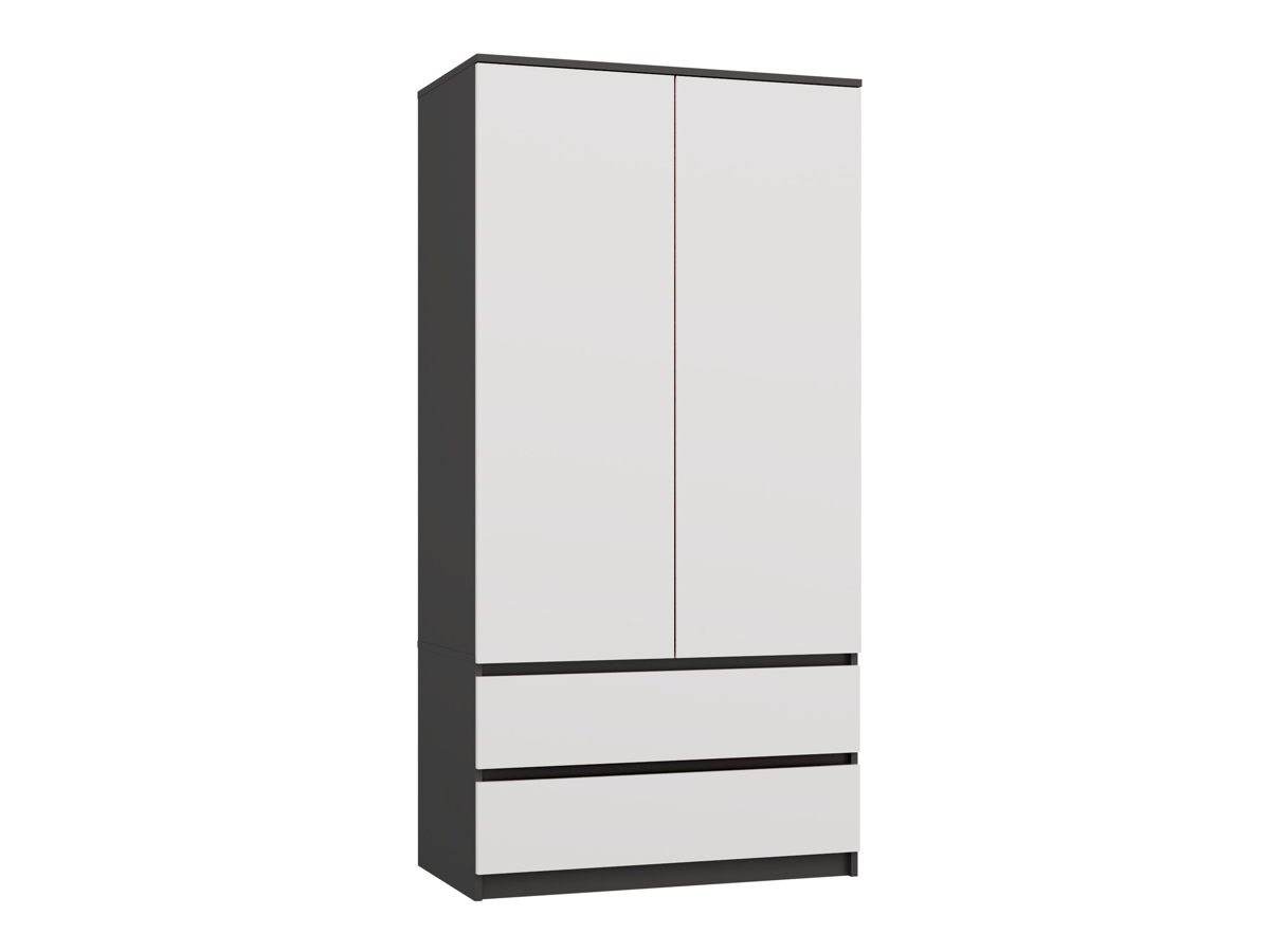 Roupeiro Elbvelu 116 (Branco + Antracite)
