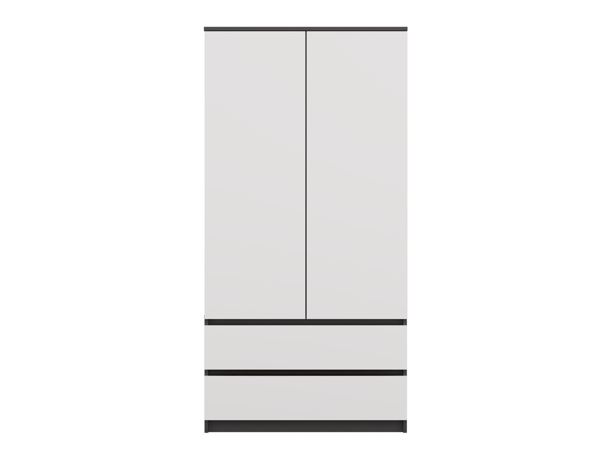 Roupeiro Elbvelu 116 (Branco + Antracite)