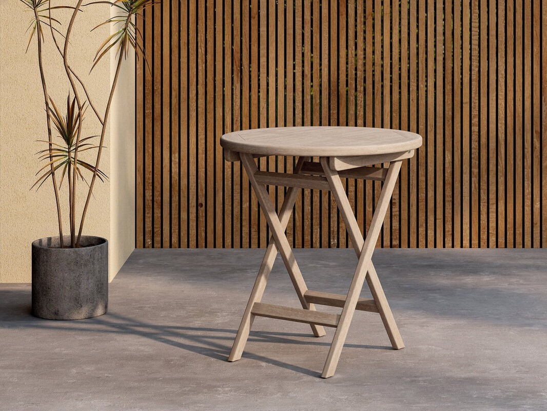 Mesa para o exterior Nunova 127 (Castanho claro)