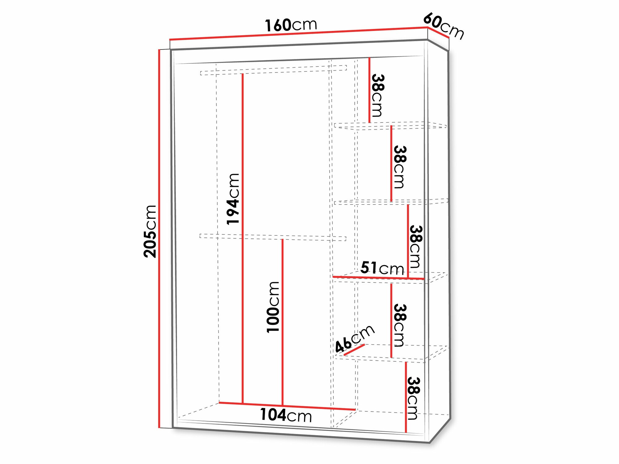 Roupeiro Cosmes (Branco)