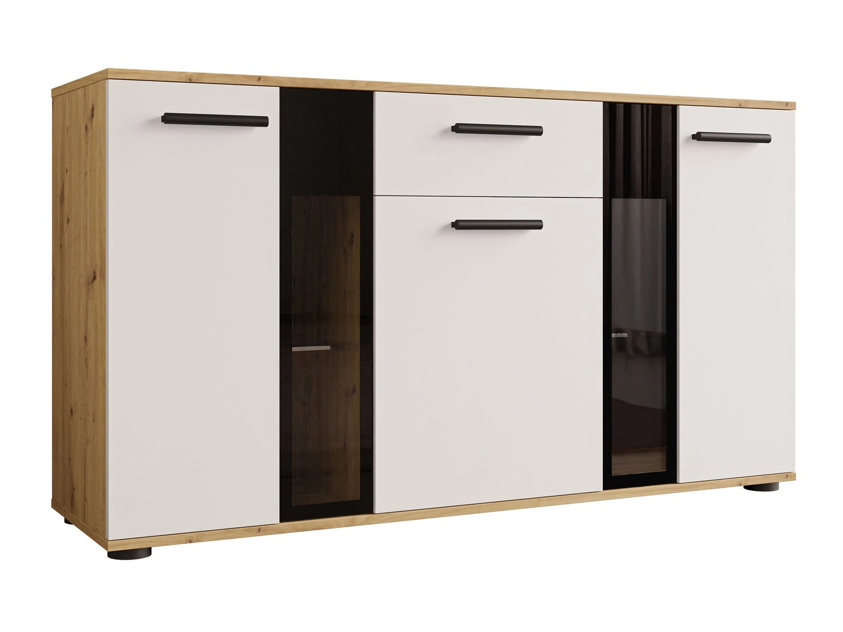 Cómoda Genio (Artrisan carvalho + Branco)