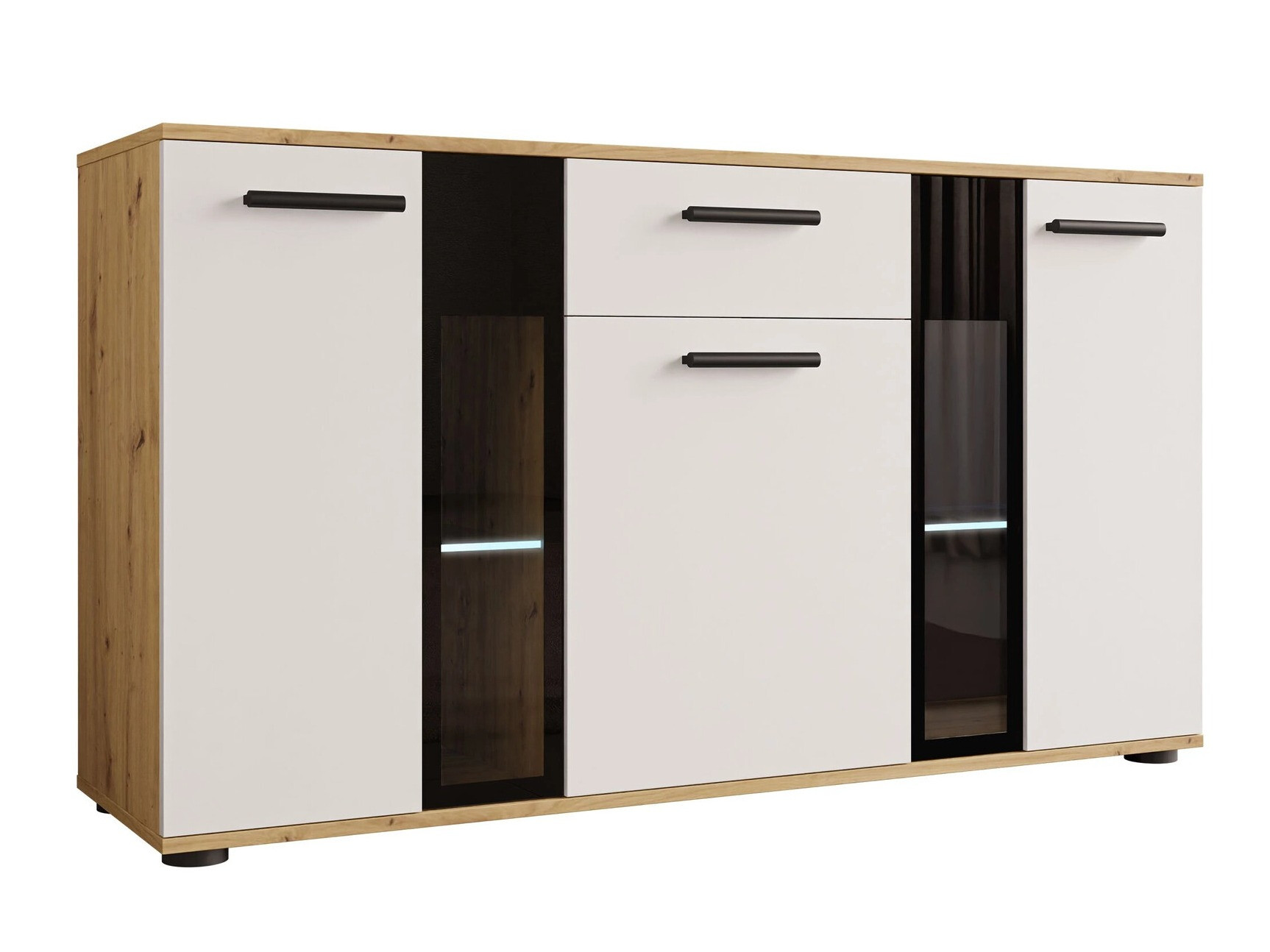 Cómoda Genio (Artrisan carvalho + Branco)