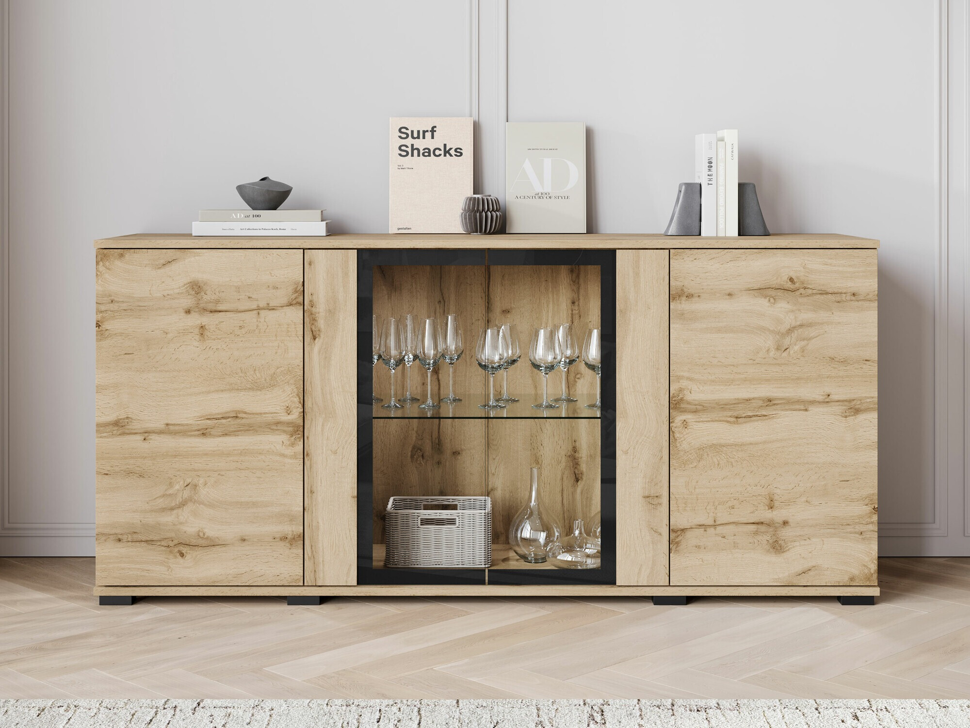 Aparador Torcame 102 (Carvalho wotan)