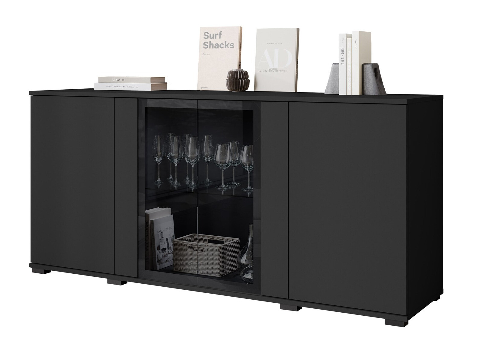 Aparador Torcame 102 (Preto)