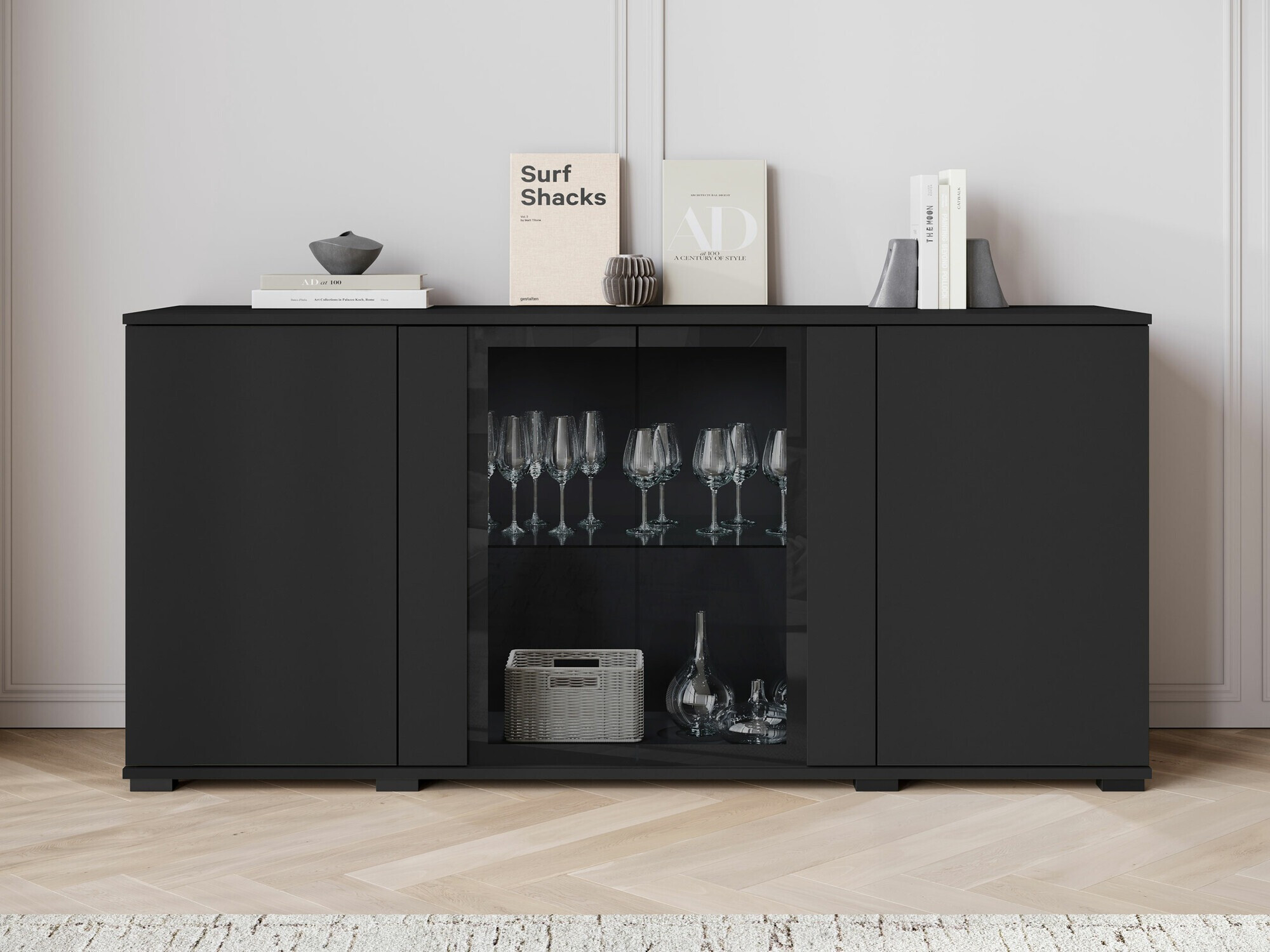 Aparador Torcame 102 (Preto)