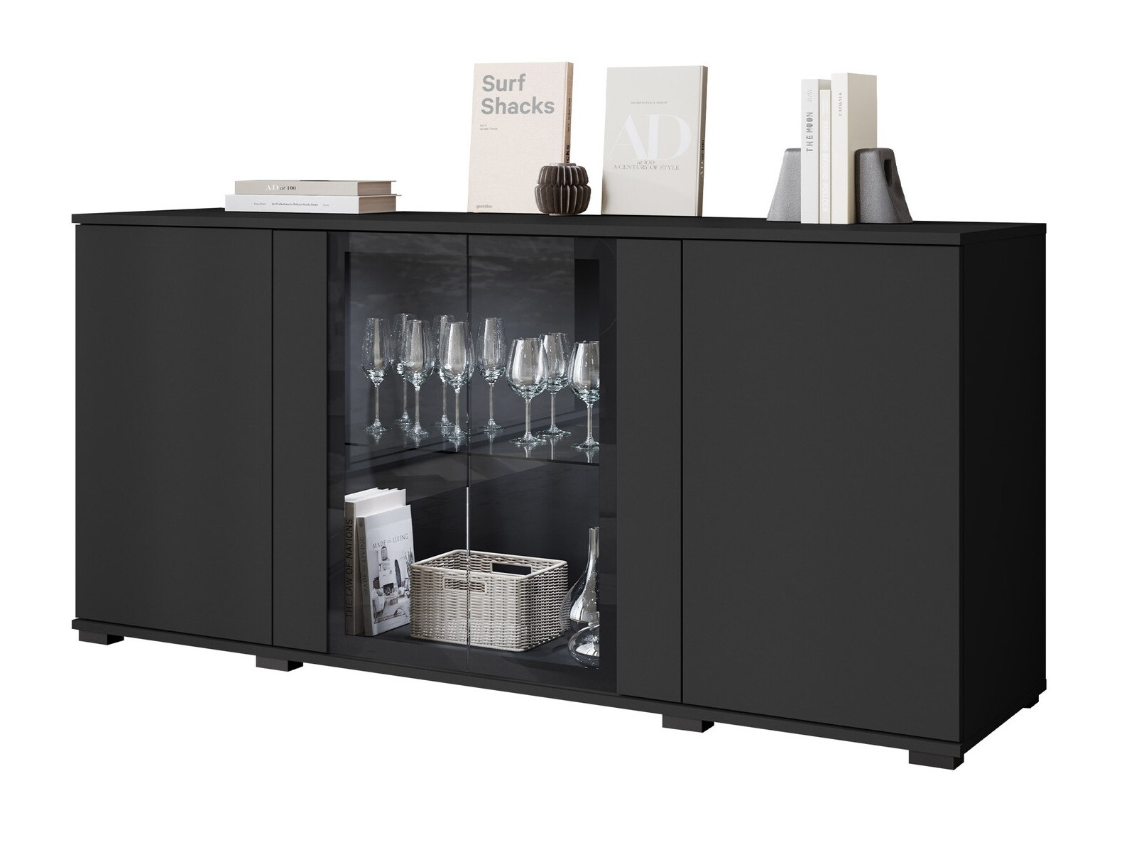 Aparador Torcame 102 (Preto)