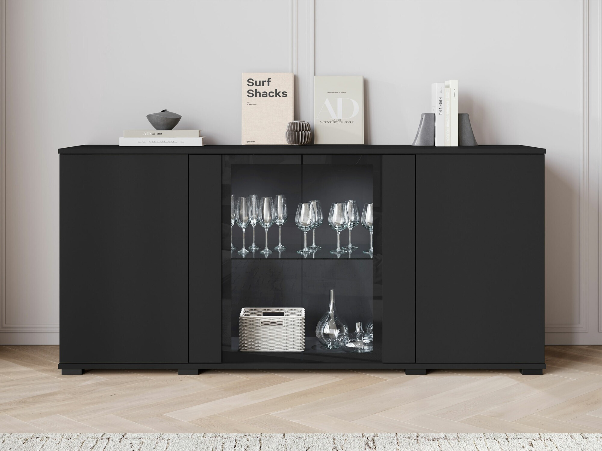 Aparador Torcame 102 (Preto)