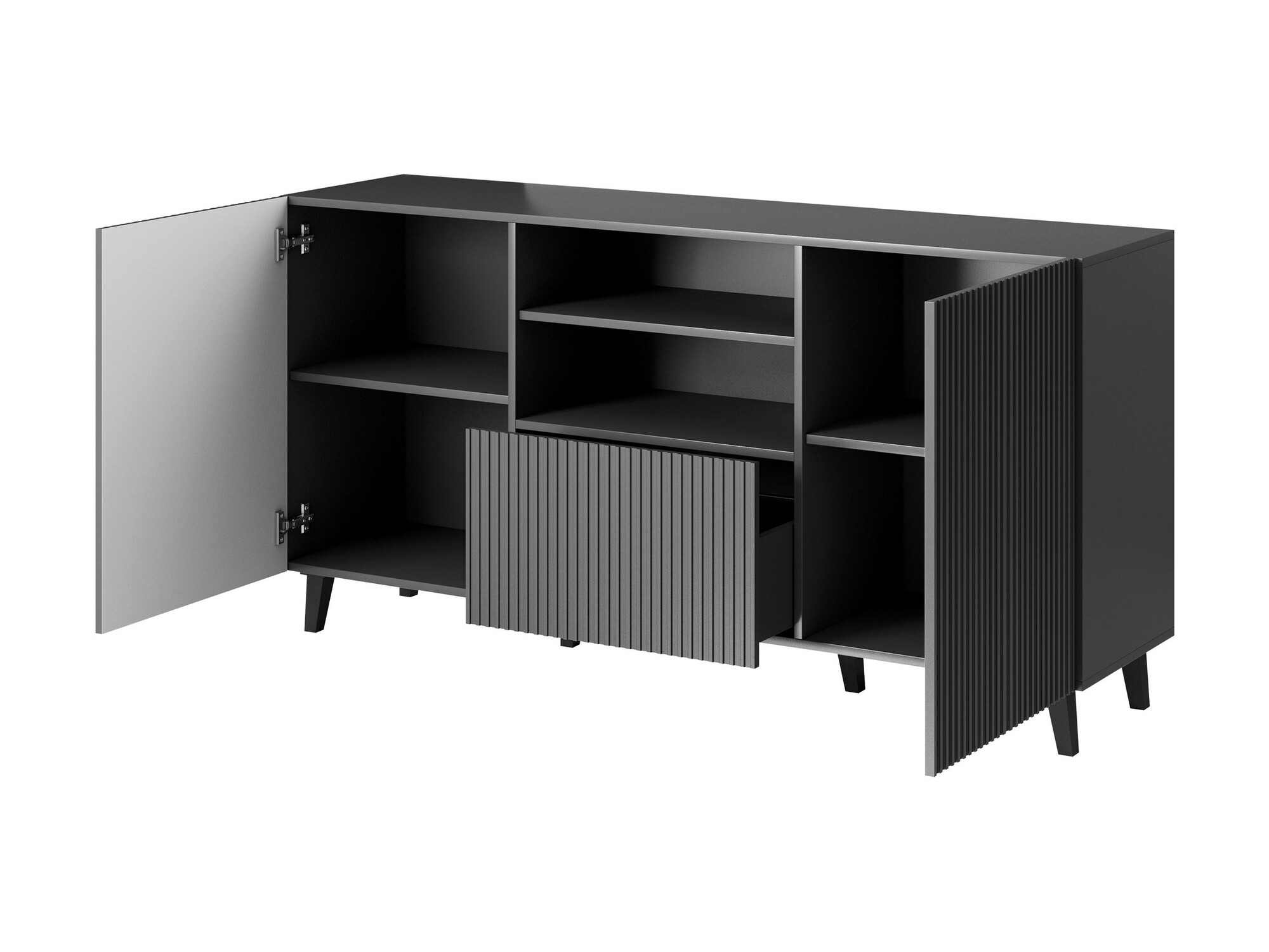 Conjunto para sala de estar Remeta 111 (Antracite)