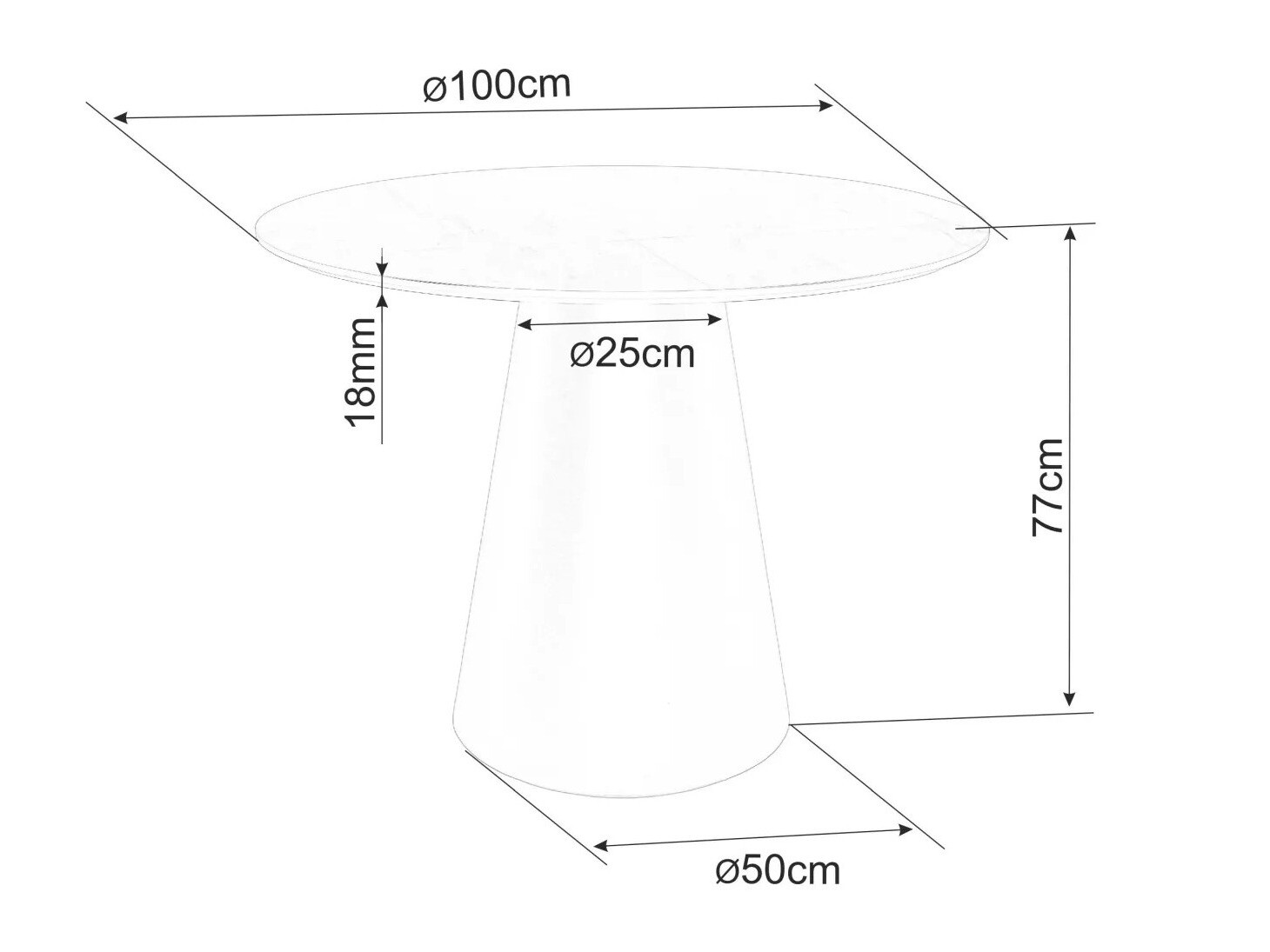 Mesa Detroit 733 (Carvalho + Caxemira)