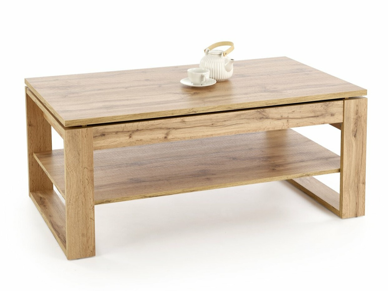 Mesa de centro extensível Houston 1959 (Carvalho Artisan)
