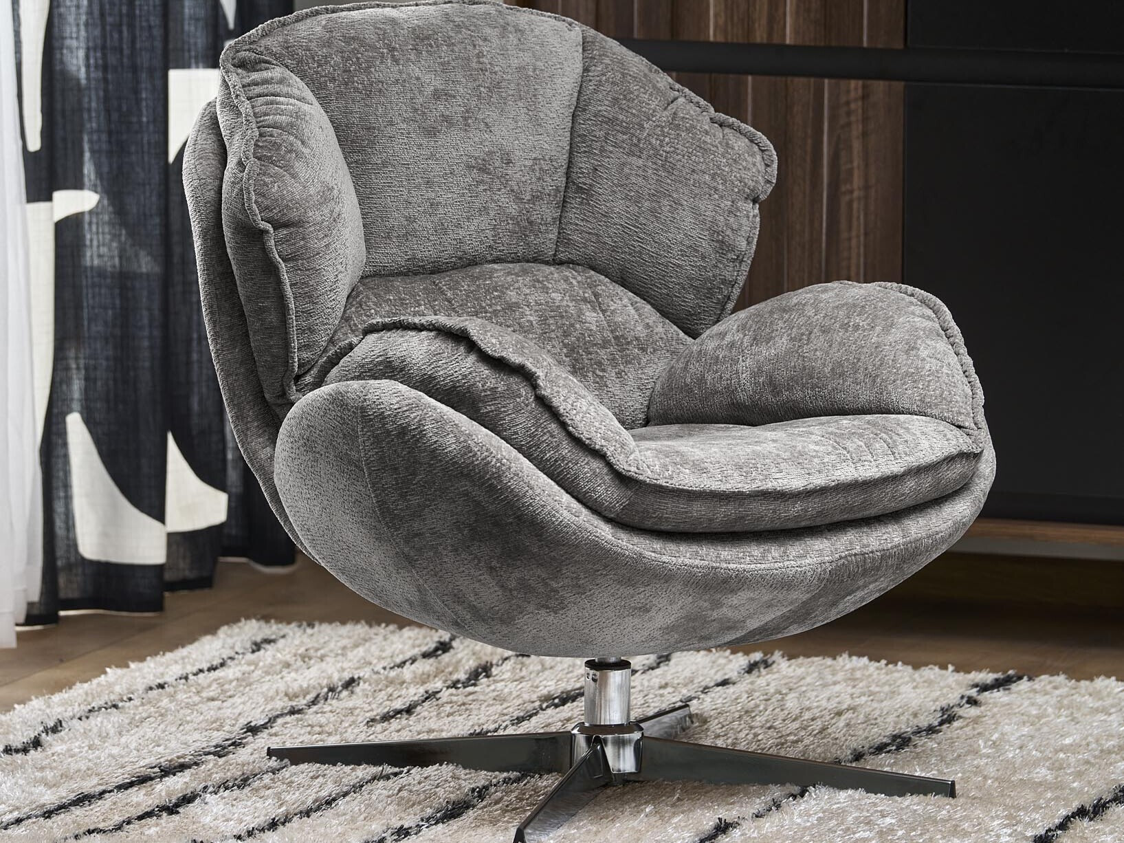 Poltrona Houston 1958 (Cinzento)