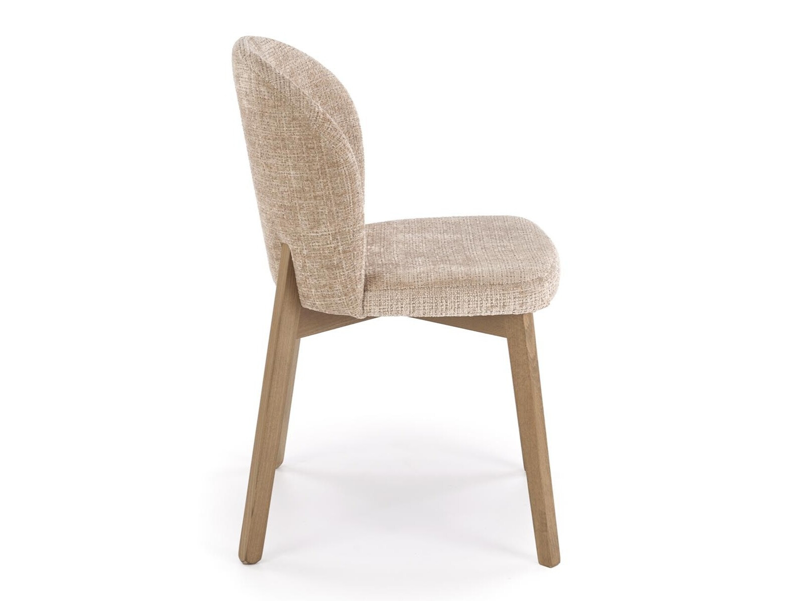 Cadeira Houston 1931 (Bege + Nogueira)