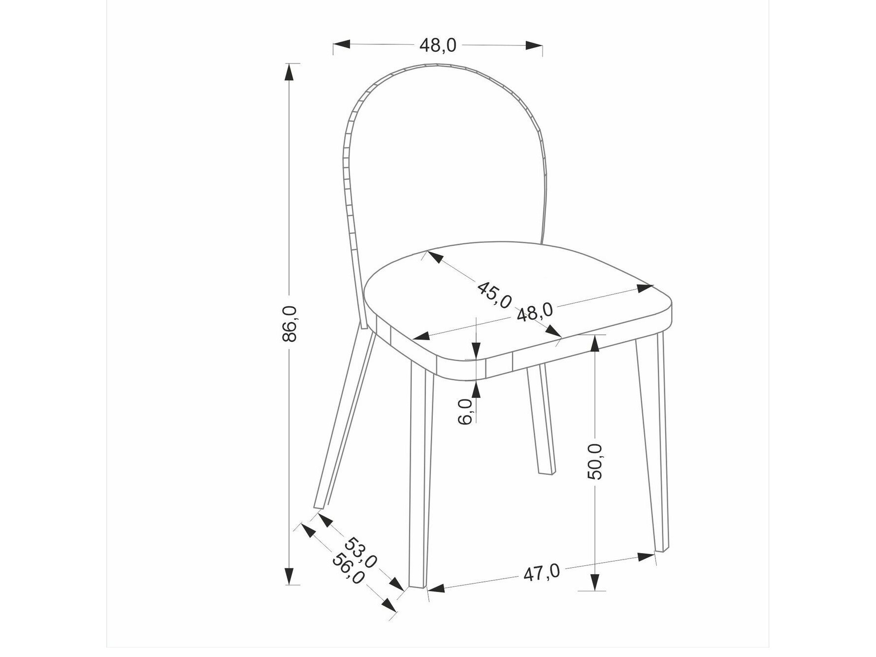Cadeira Houston 1931 (Bege + Nogueira)