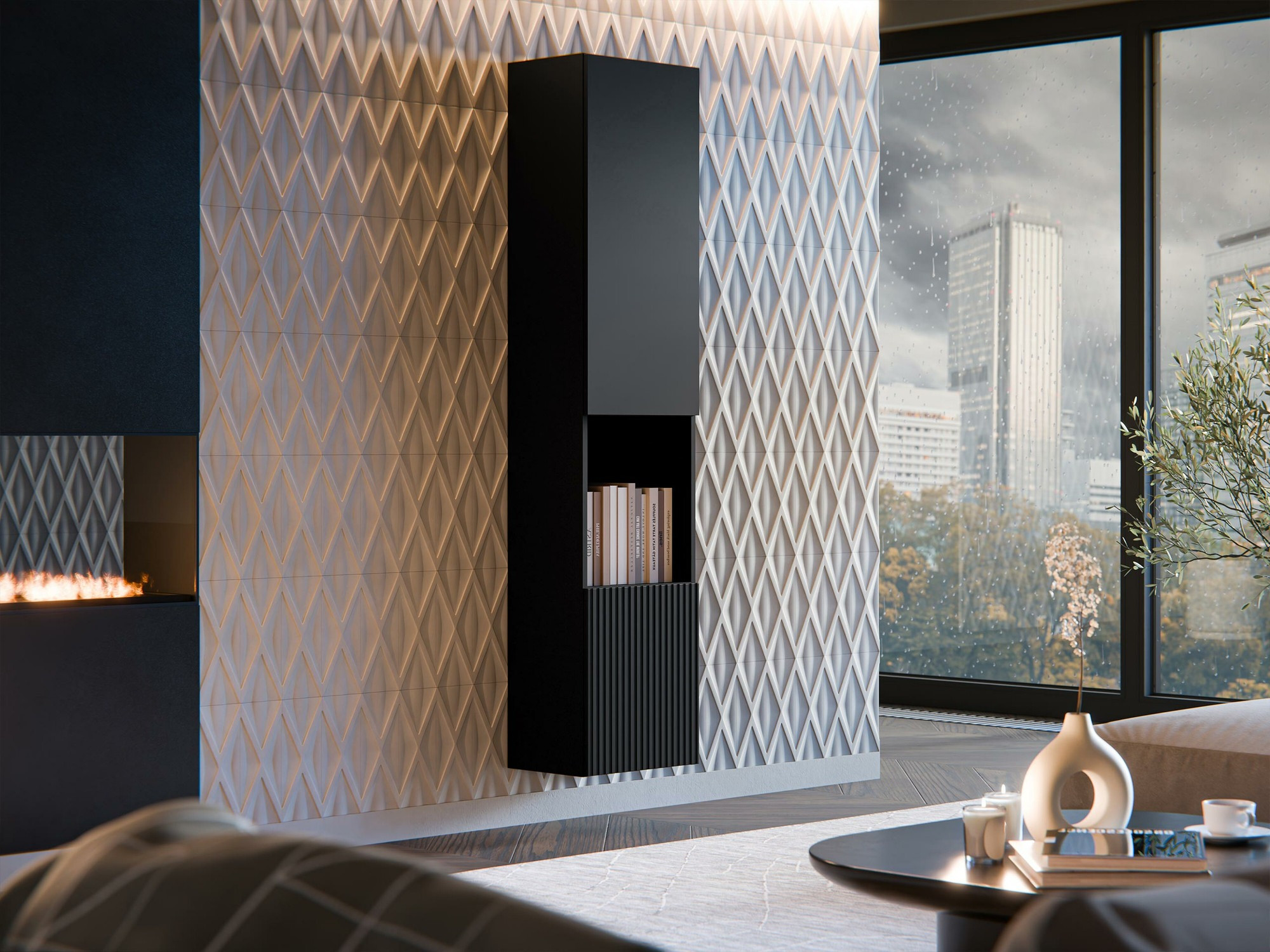 Estante de parede Species I (Preto)