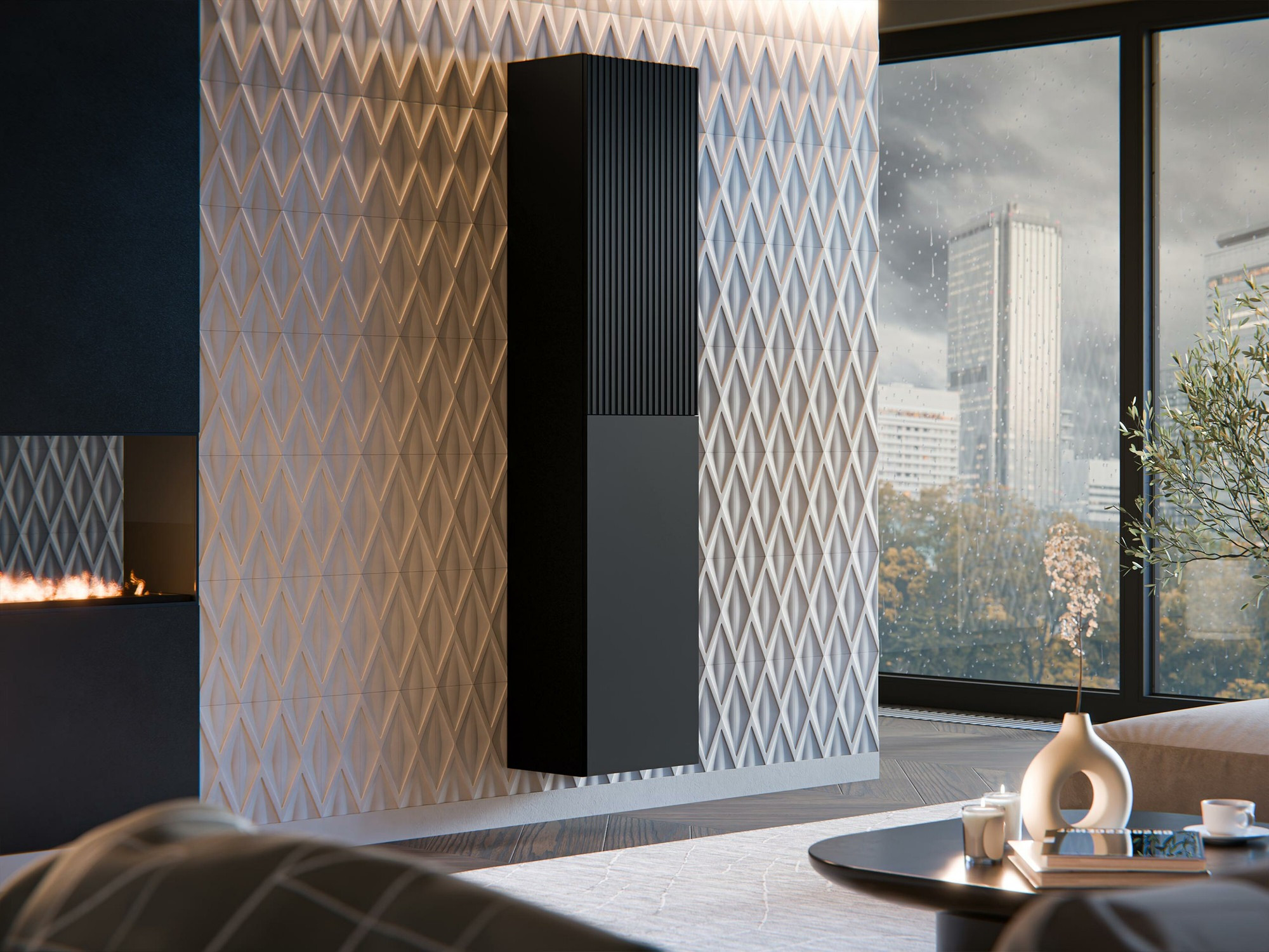 Estante de parede Species (Preto)