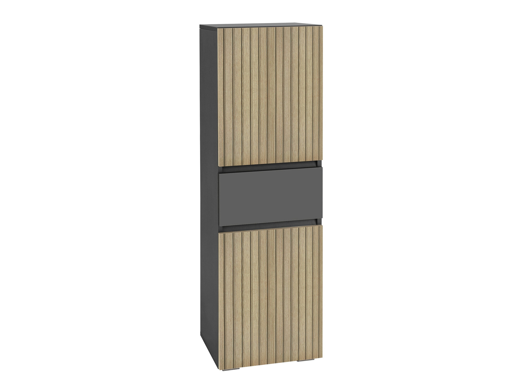 Armário colocado para casa de banho Soncamu 102 (Antracite + Carvalho claro)