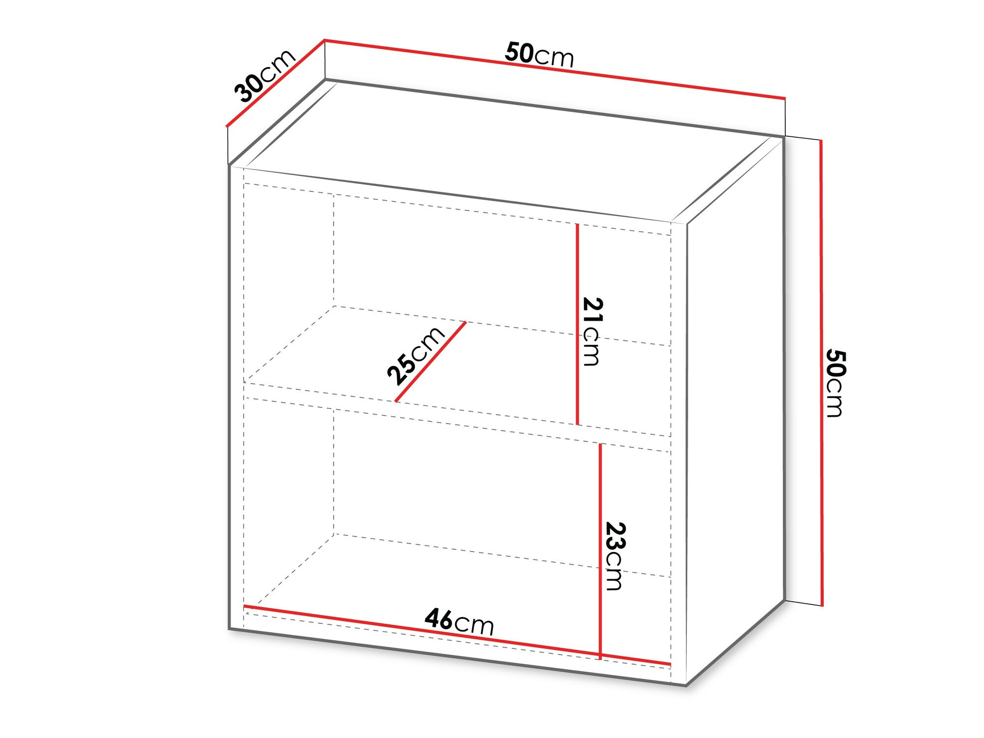 Armário suspenso Species I (Preto)