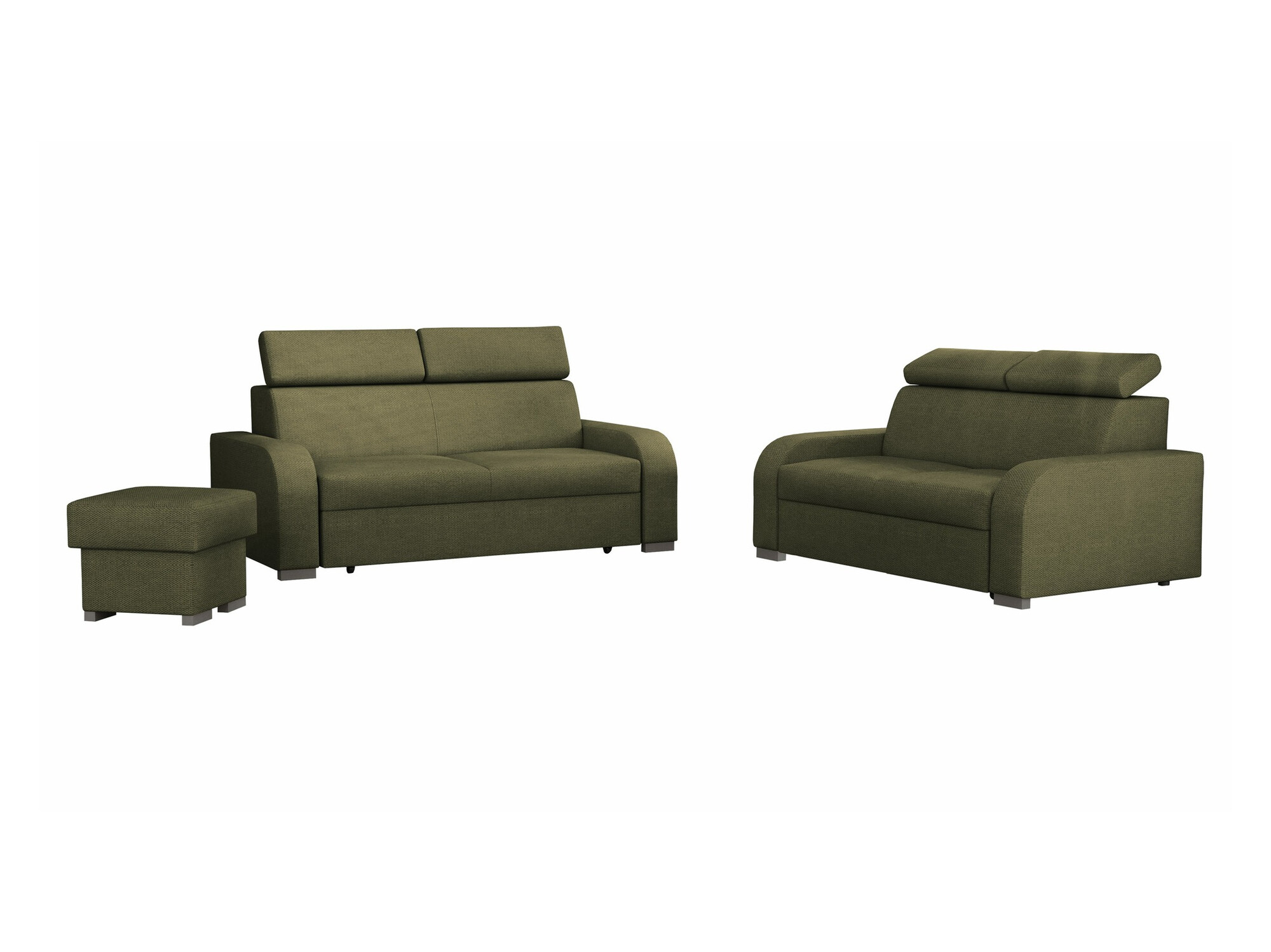 Conjunto de mobiliário com estofo Ovos I (Crown 11)