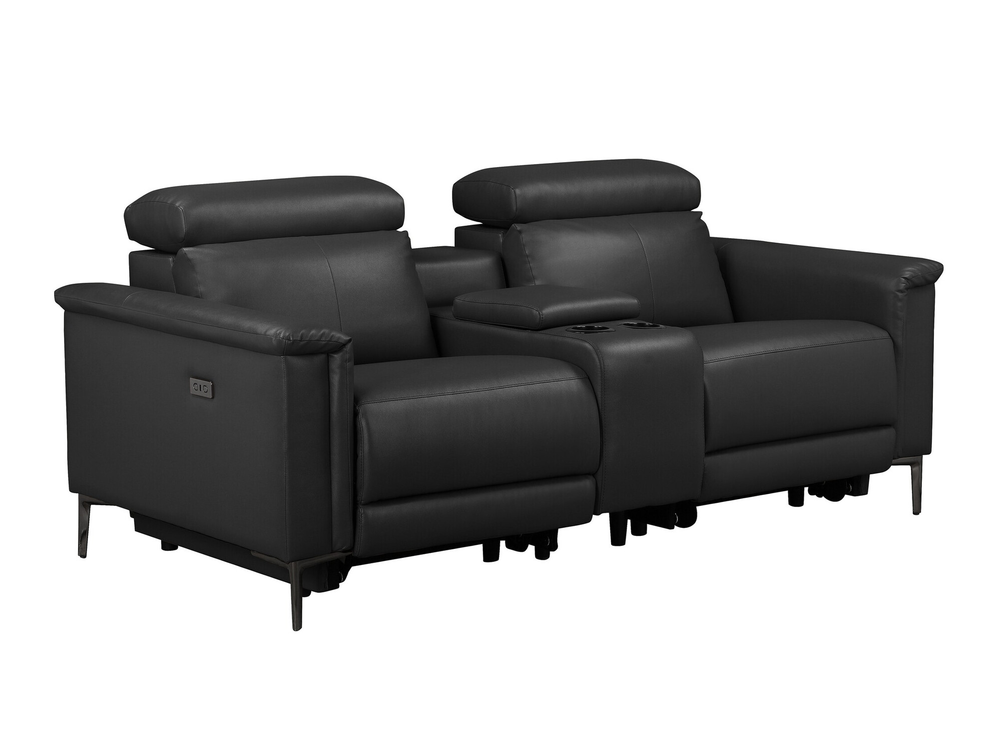 Sofá reclinável Denton 1468 (Preto)