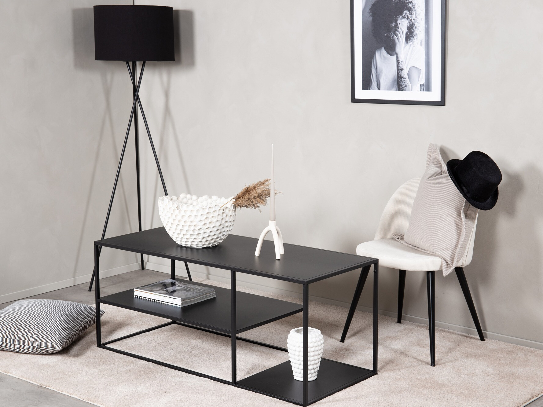 Mesa de centro Dallas 4727 (Preto)