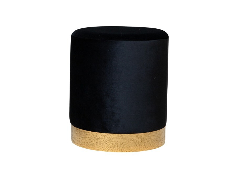 Pufe Dallas 2936 (Preto + Amarelo brilhante)