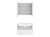 Conjunto para casa de banho Soncamu 116 (Branco)