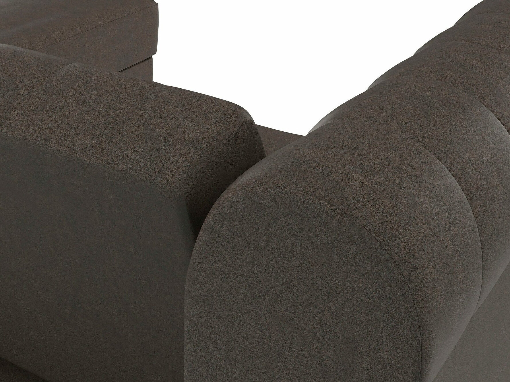 Chesterfield sofá de canto Tulsa 622 (Castanho)