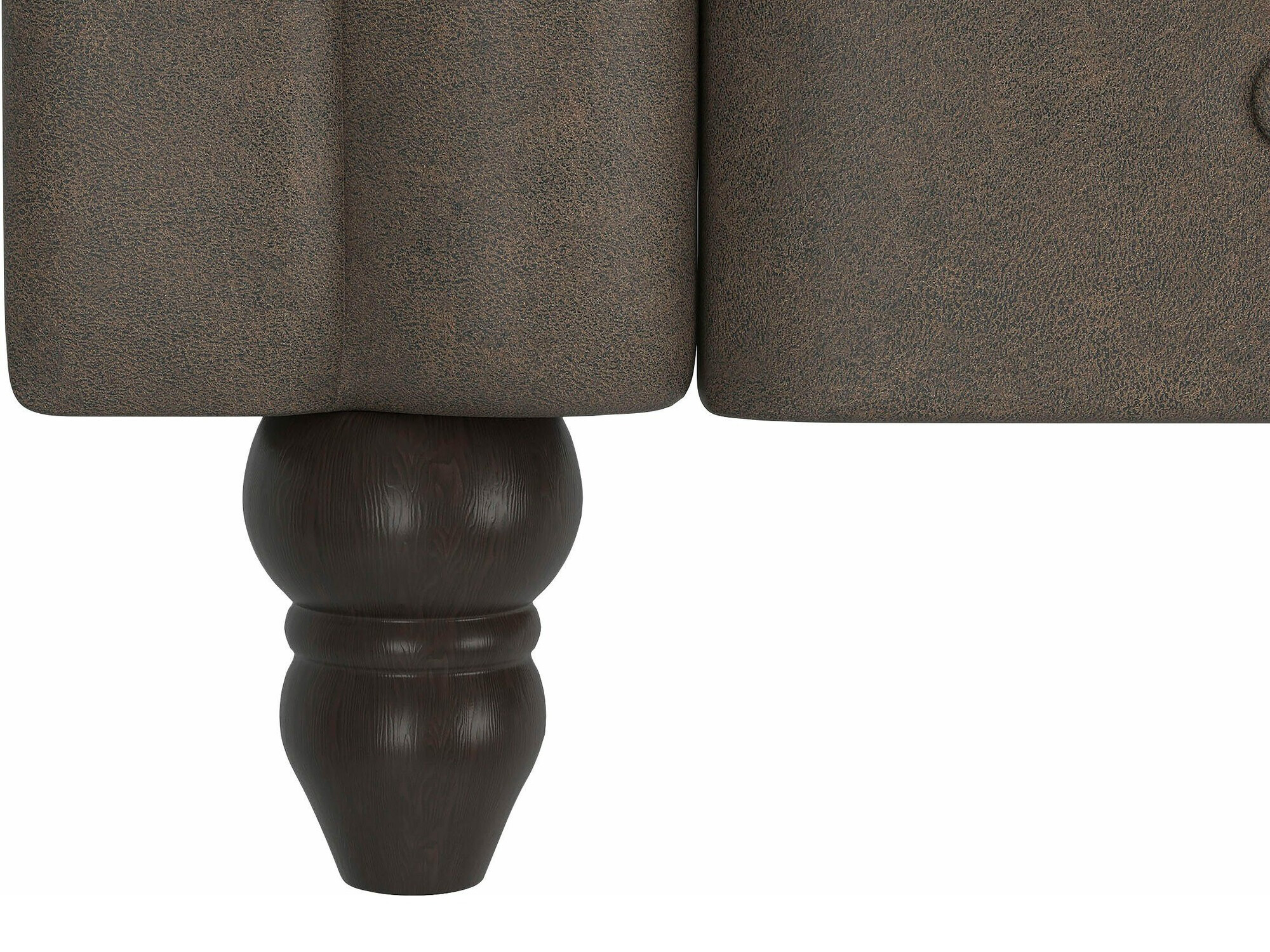Chesterfield sofá de canto Tulsa 622 (Castanho)
