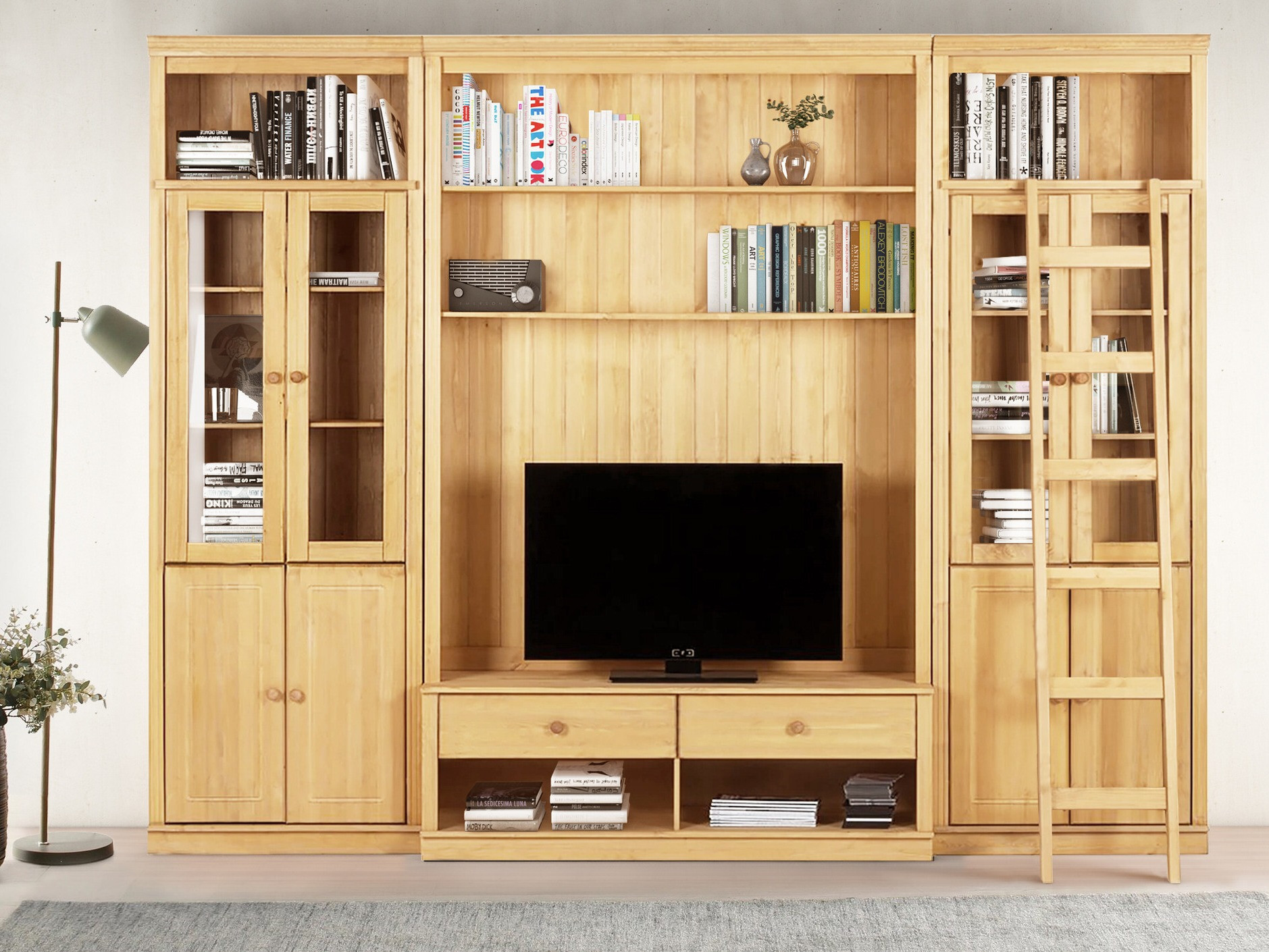 Conjunto para sala de estar Saltoro 128 (Castanho claro)