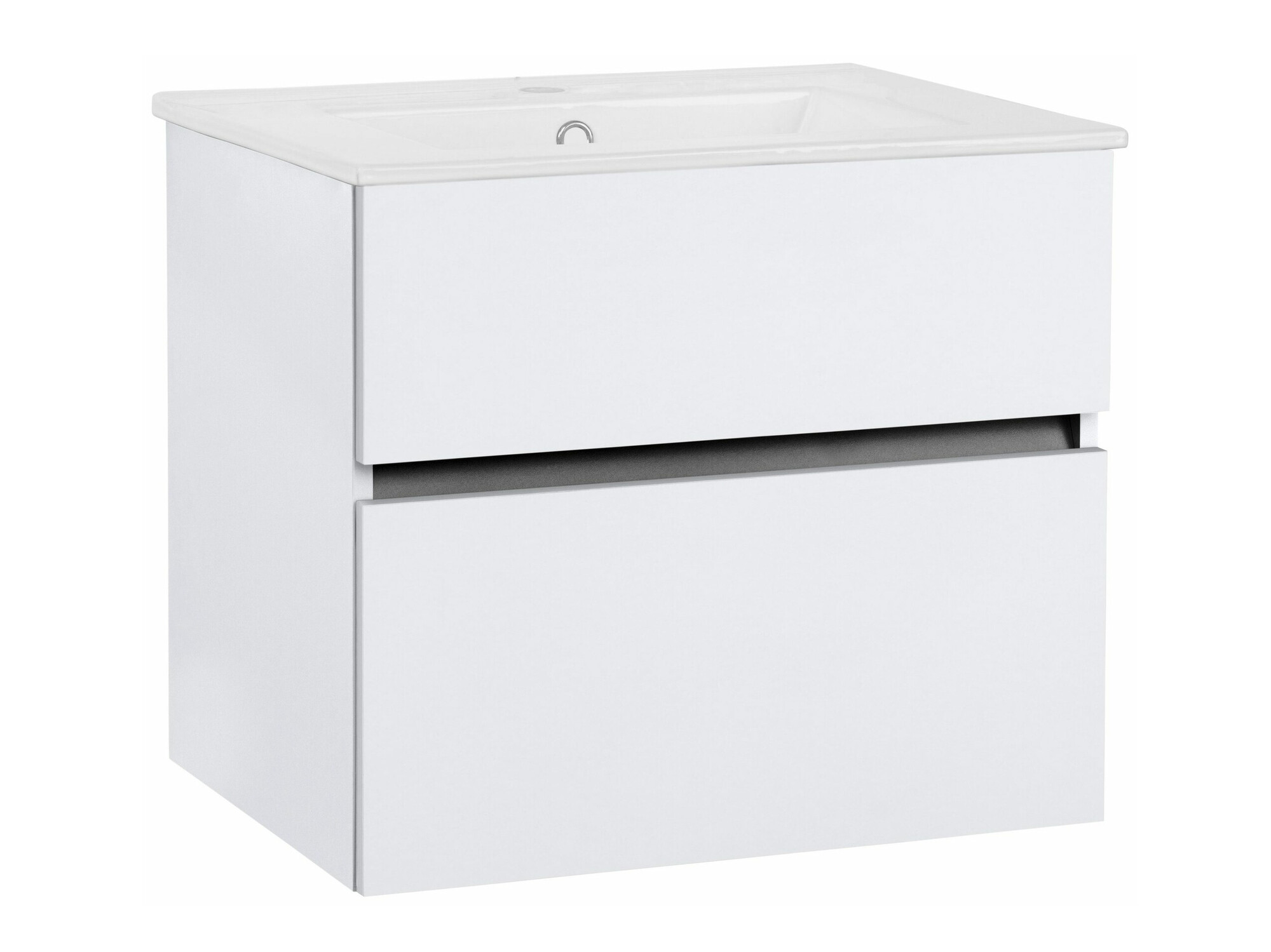 Armário suspenso para casa de banho para lavatório Denton 1478 (Branco)