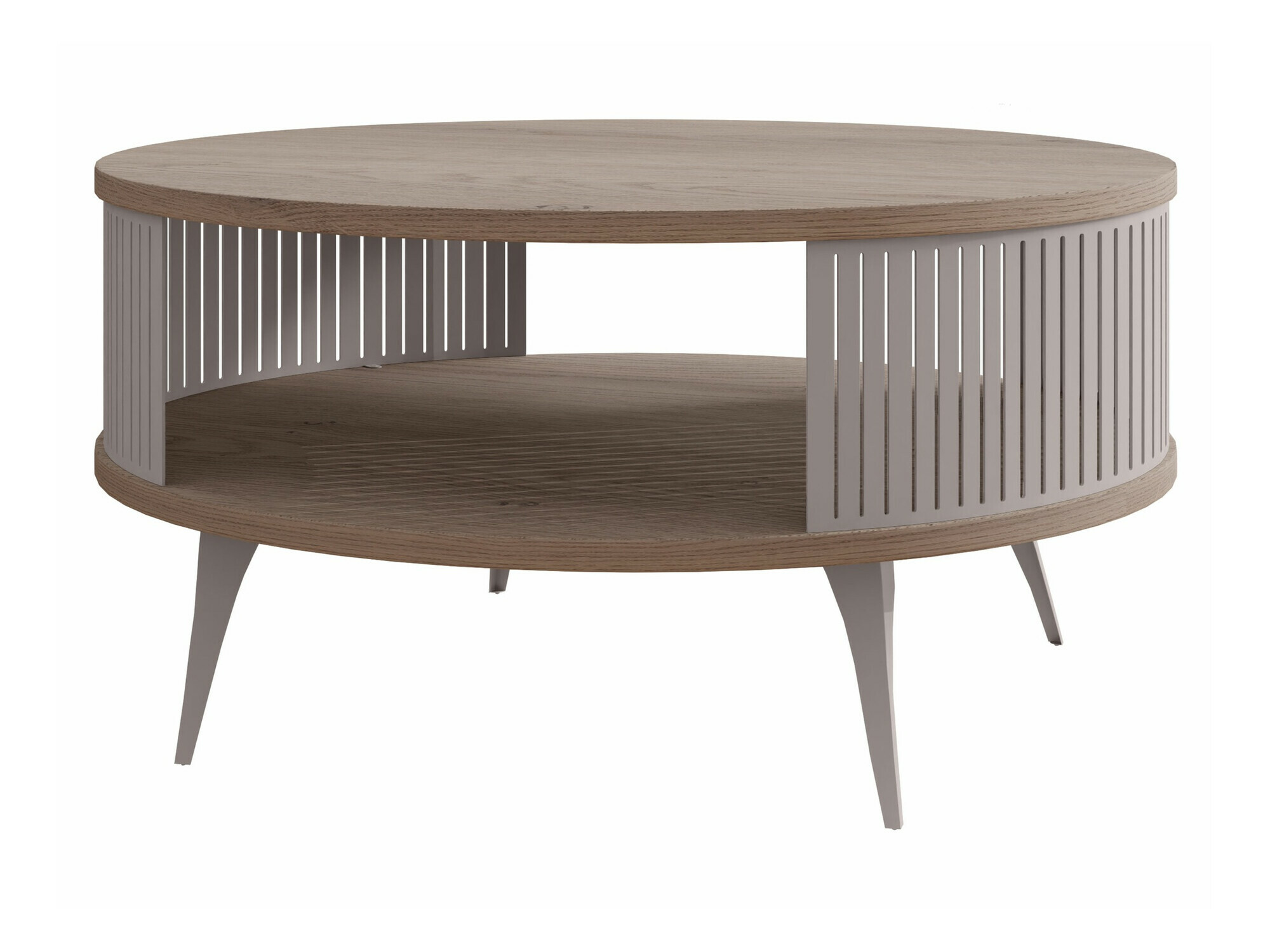 Mesa de centro Vitum VI (Caxemira + Madeira clara)