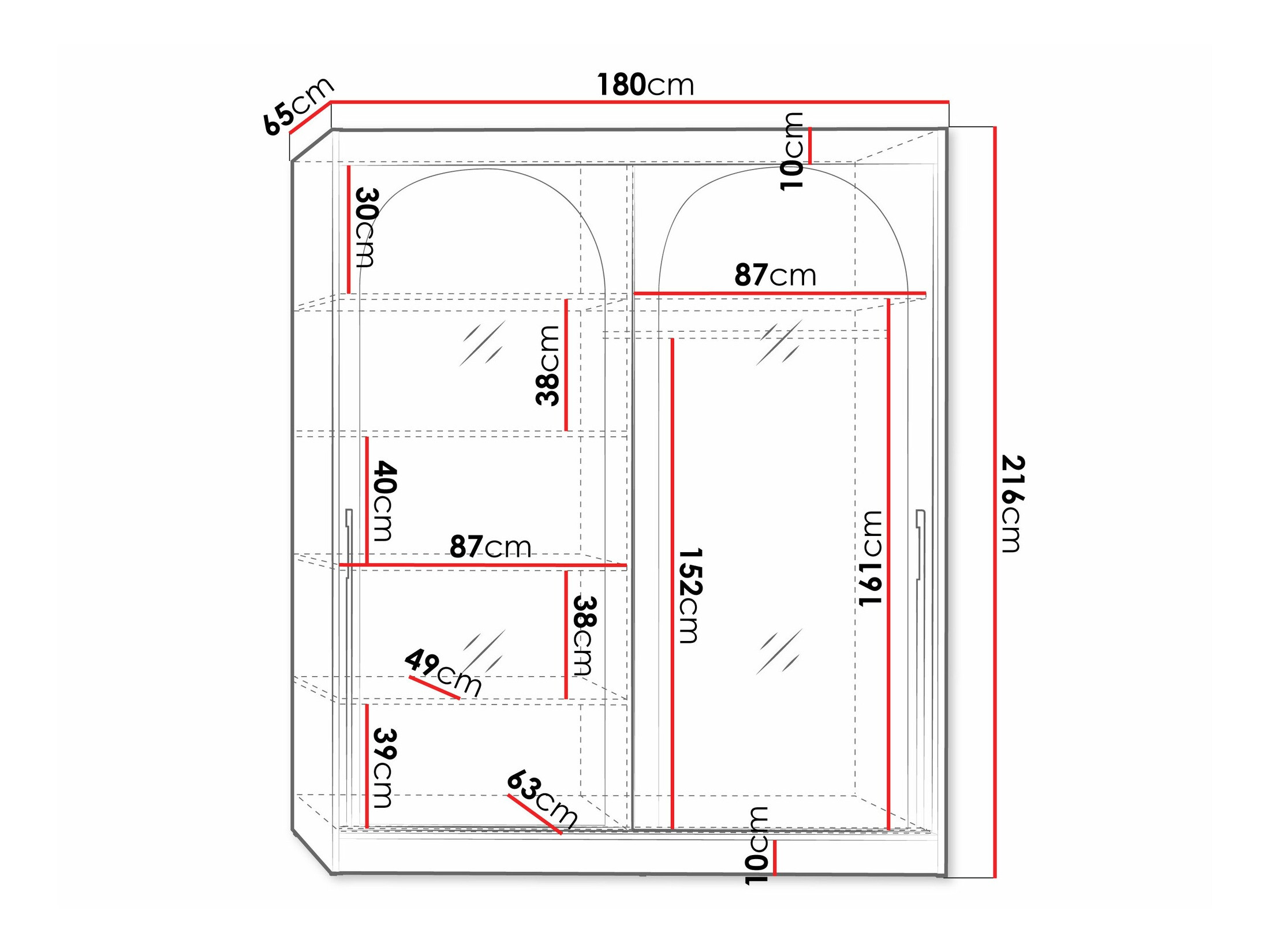 Roupeiro Toledo 132 (Caxemira)