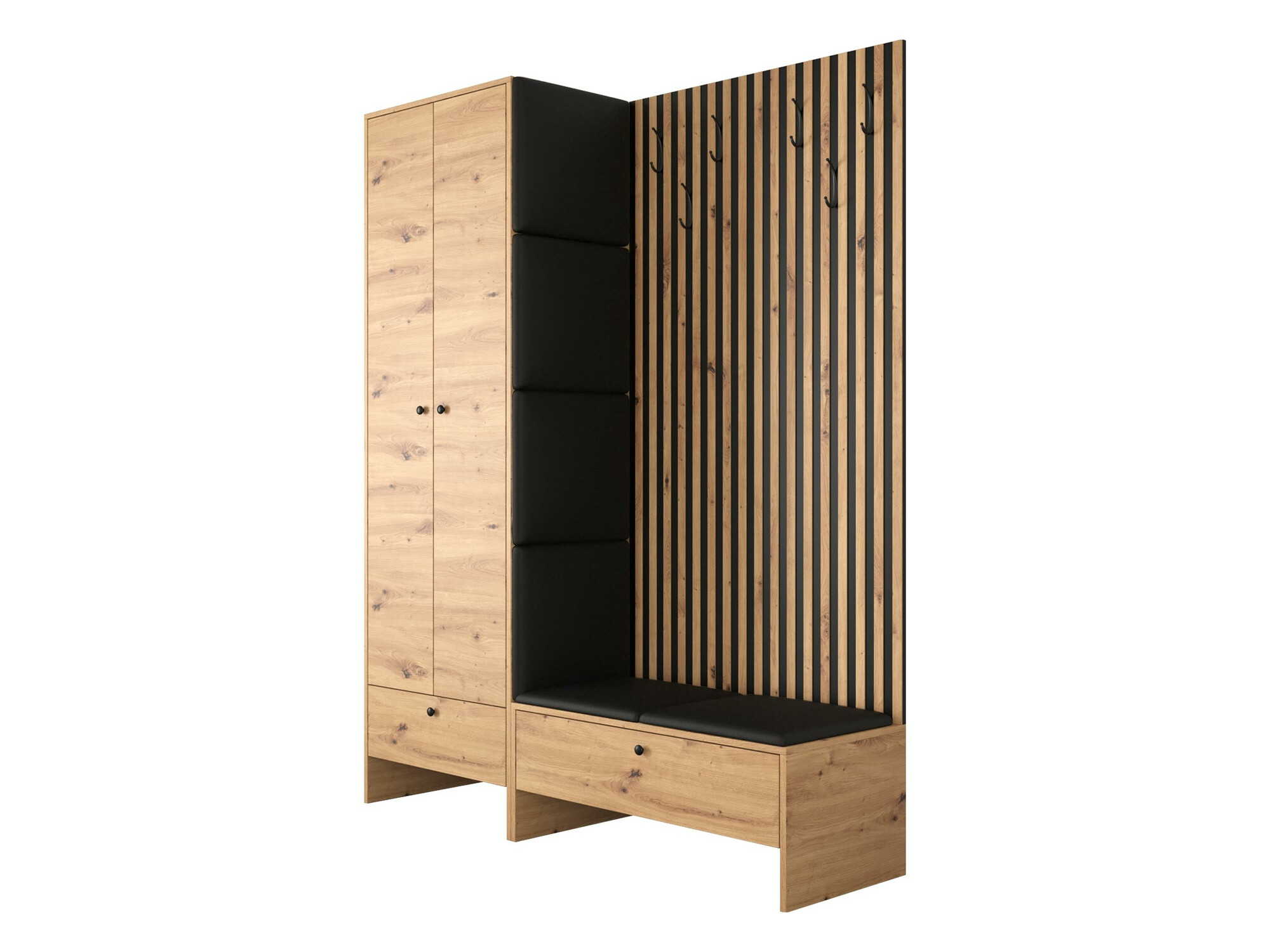 Conjunto para corredor Donio III (Carvalho Artisan + Soft 011)