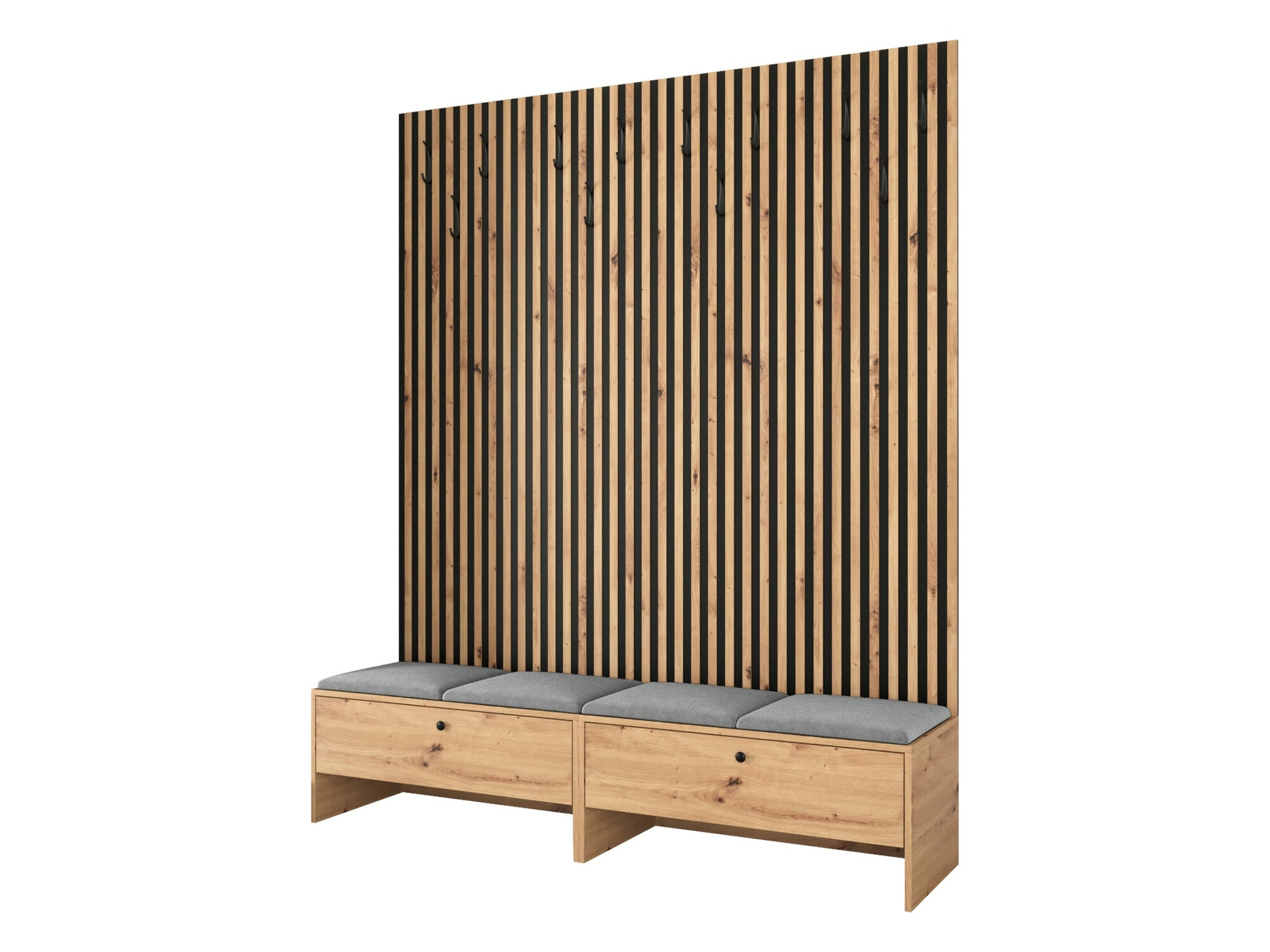 Conjunto para corredor Donio V (Carvalho Artisan + Manila 16)