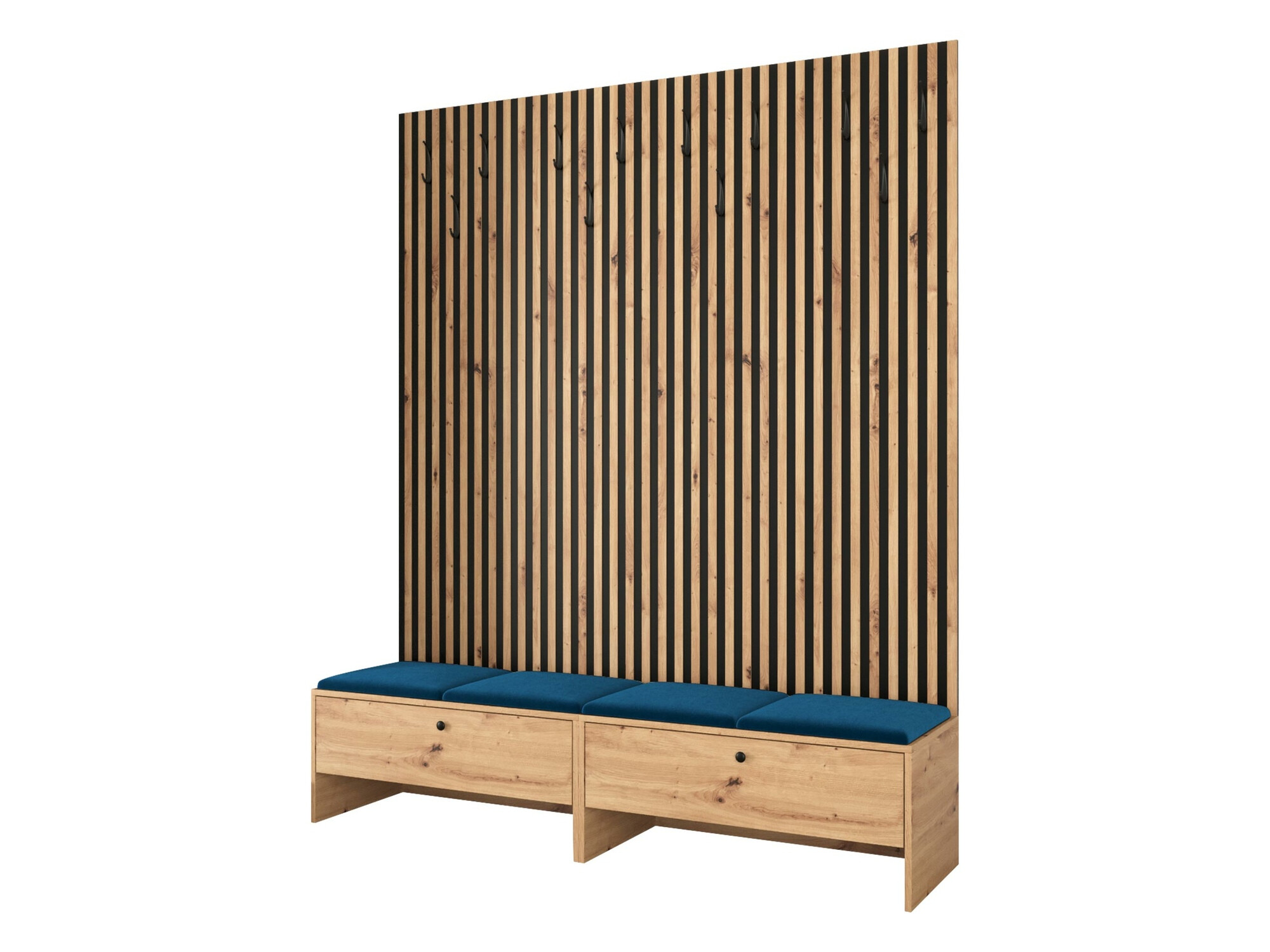 Conjunto para corredor Donio V (Carvalho Artisan + Polo 891)