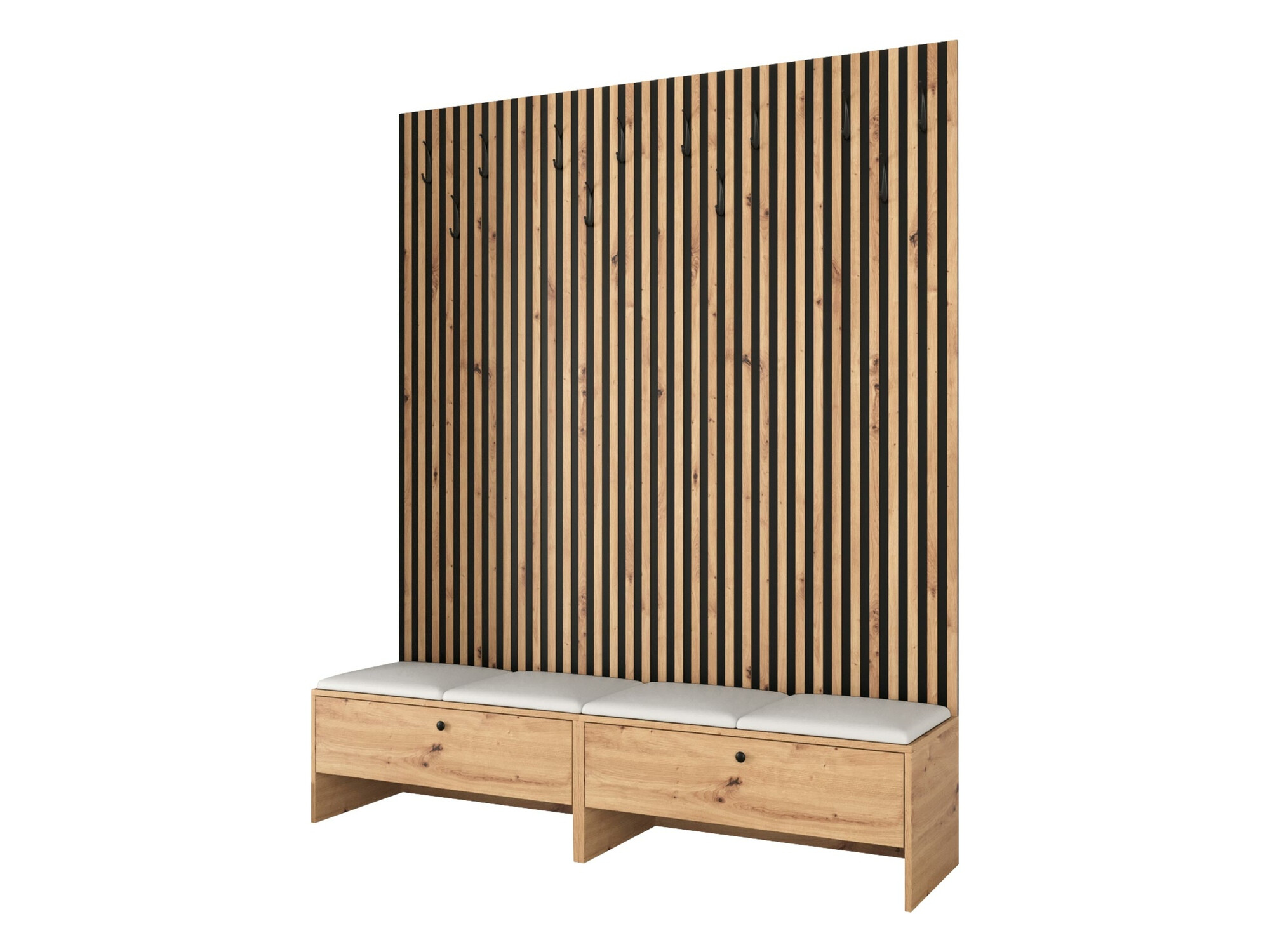 Conjunto para corredor Donio V (Carvalho Artisan + Soft 017)