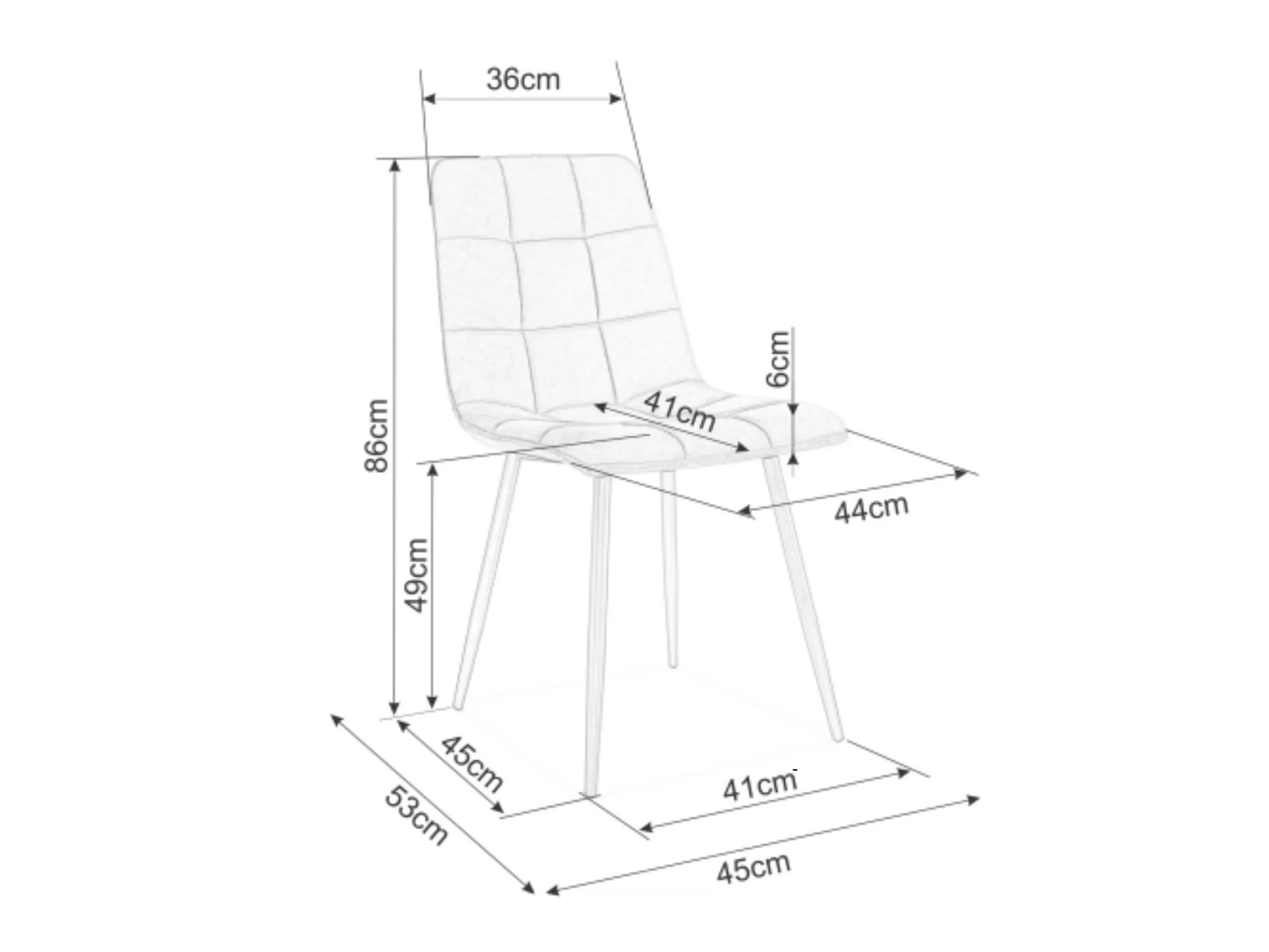 Cadeira Detroit 755 (Castanho)
