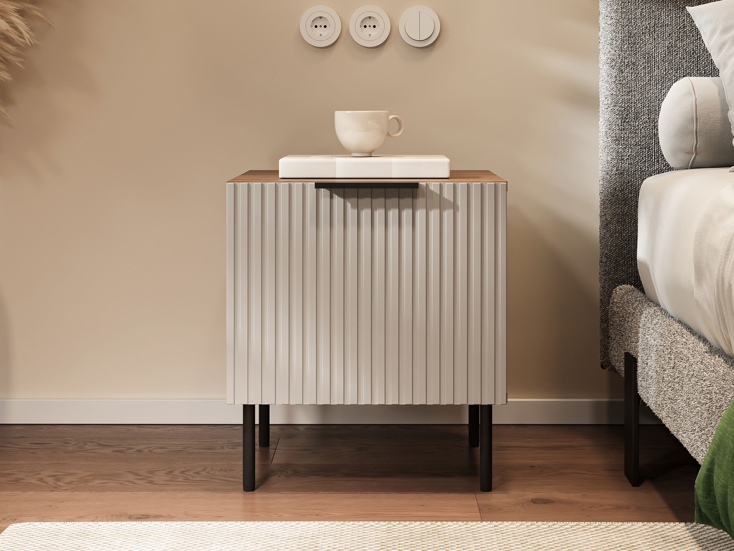 Conjunto de mesas de cabeceira Mardalu 106