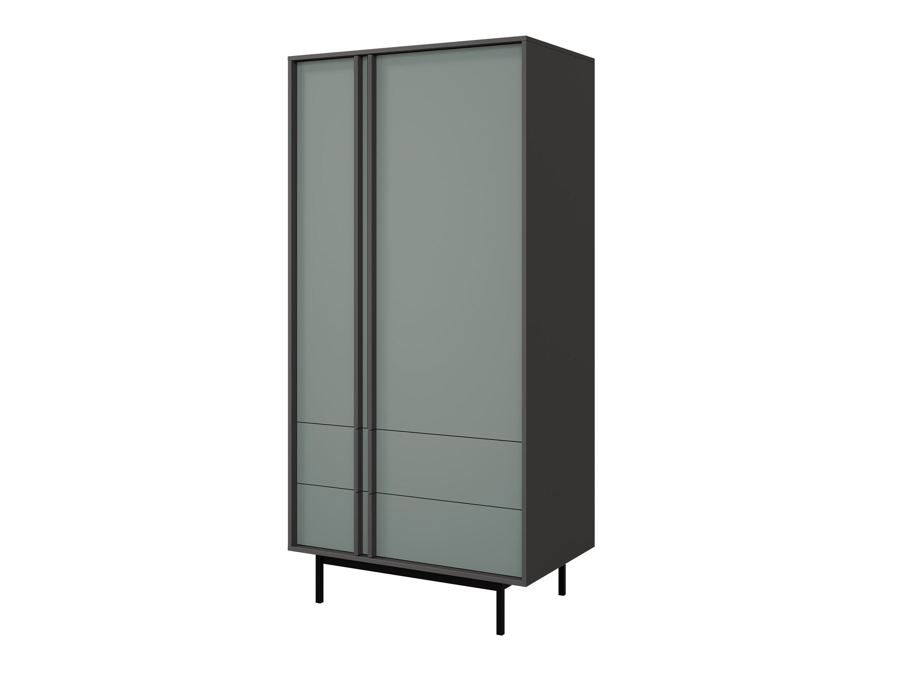 Roupeiro Levali 100 (Verde empoeirado)