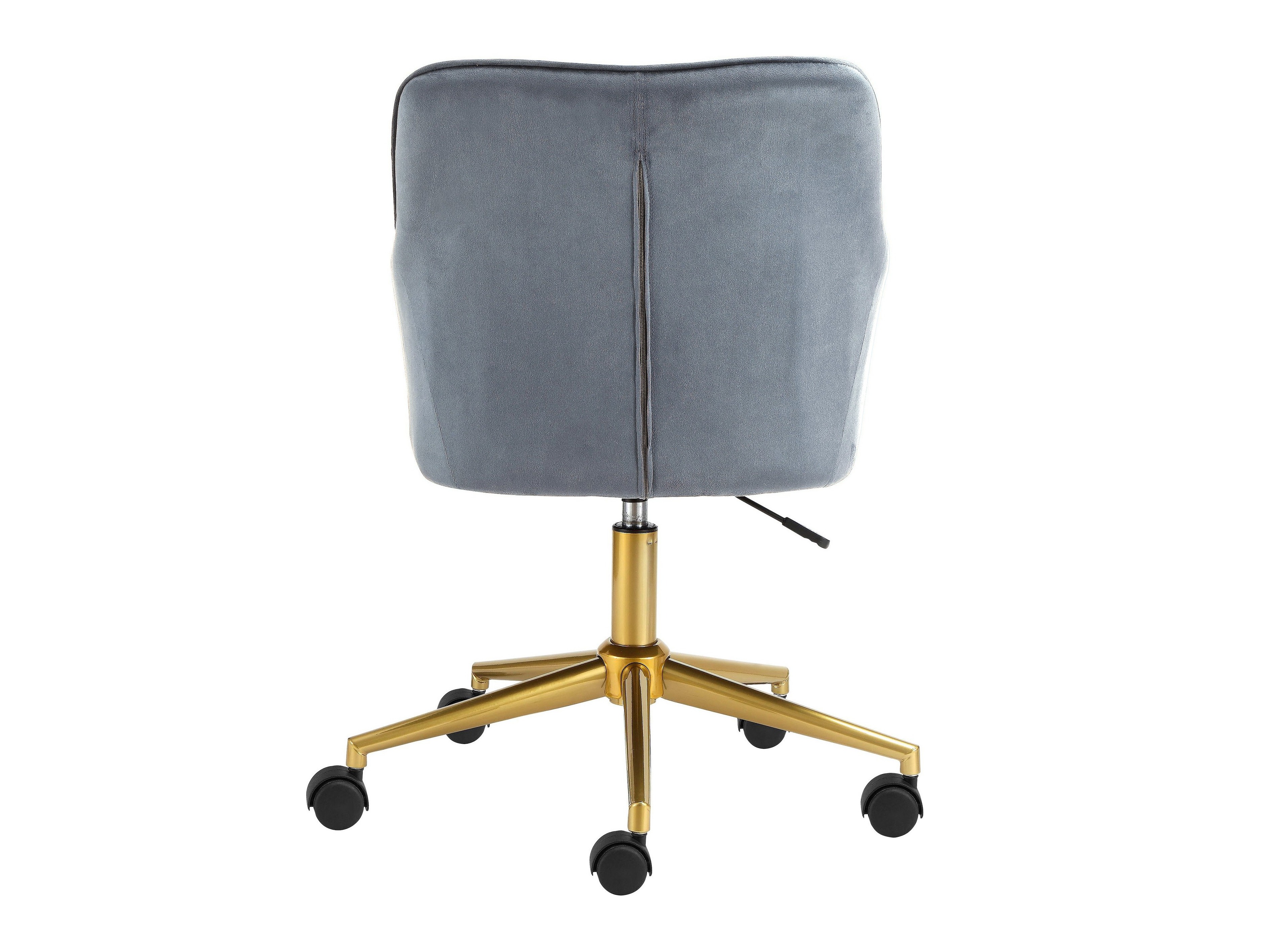 Cadeira de escritório Denton 470 (Cinzento + Dourado)