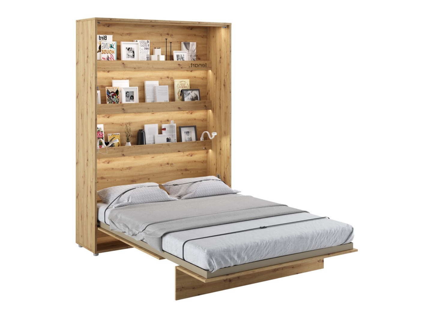Cama rebatível Concept Pro Lenart (Carvalho Artisan)