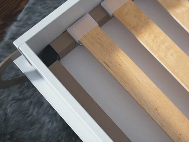 Cama rebatível Concept Pro Lenart III (Branco + Branco brilhante)