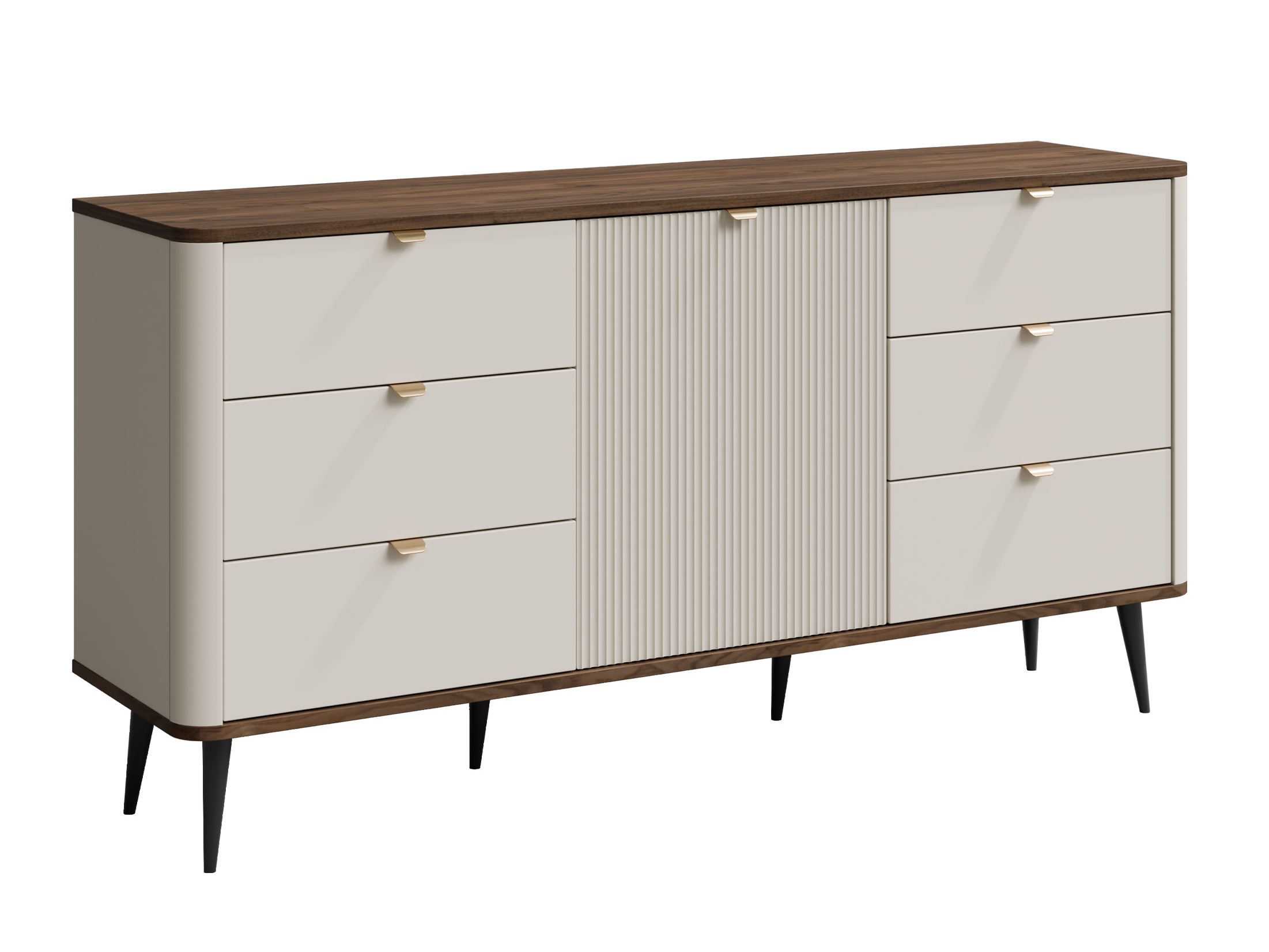 Cómoda Lufela 107 (Caxemira + Nogueira)