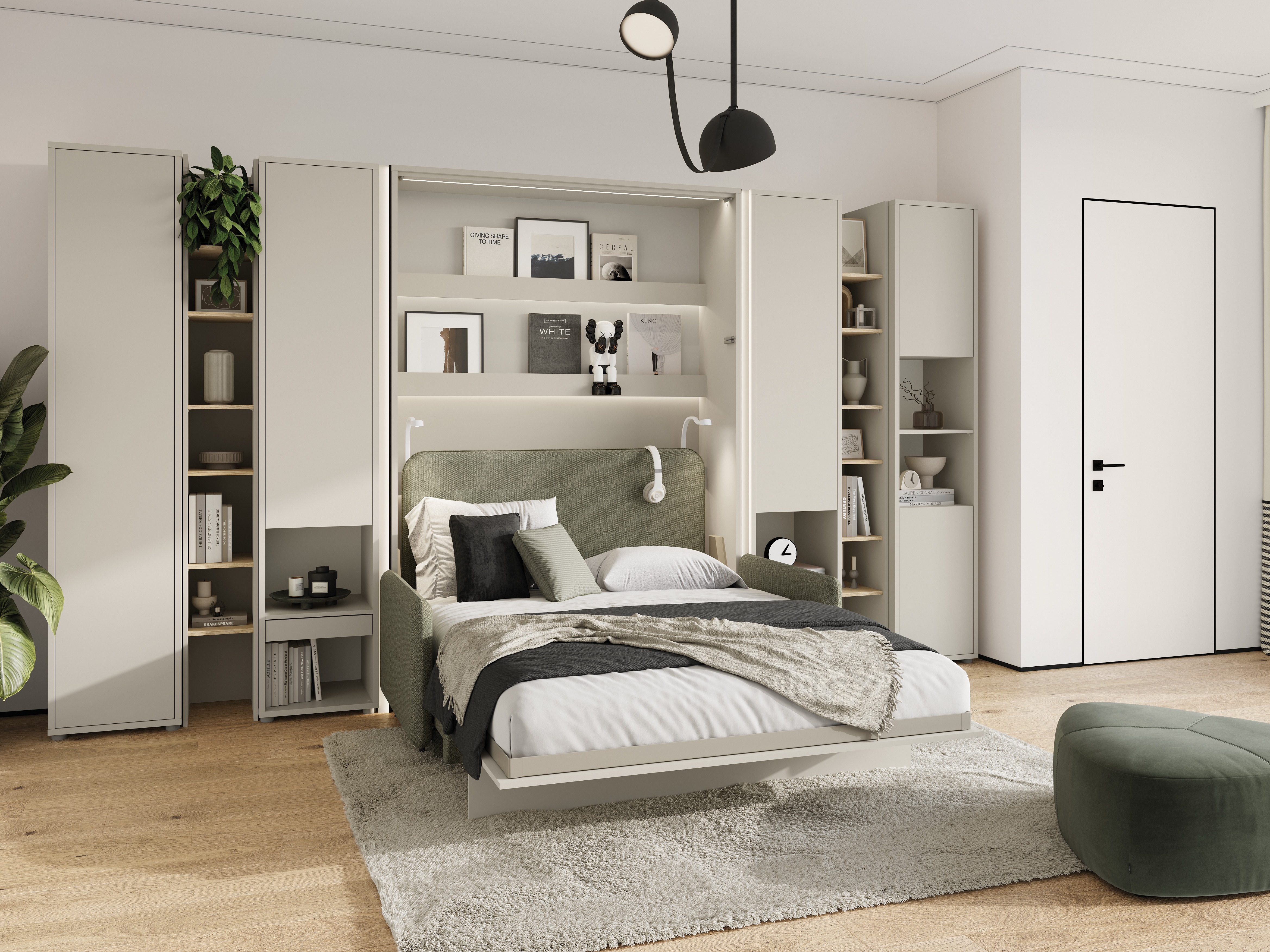 Cama rebatível Concept Lenart (Caxemira)