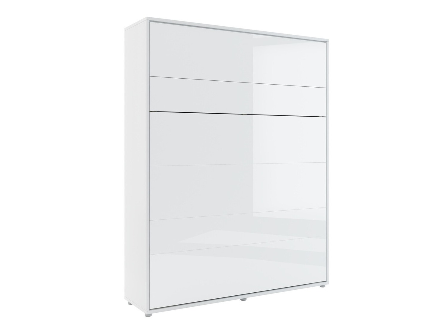 Cama rebatível Concept Pro Lenart VII (Branco brilhante + Cinzento)
